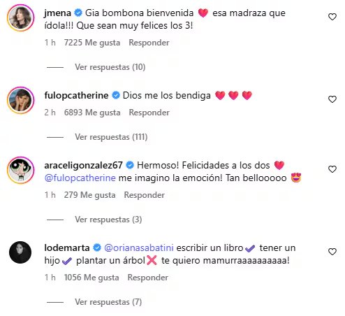 Catherine Fulop y Ova Sabatini viajaron especialmente a Italia para acompañar a su hija Oriana en el nacimiento de Gia, fortaleciendo el vínculo familiar