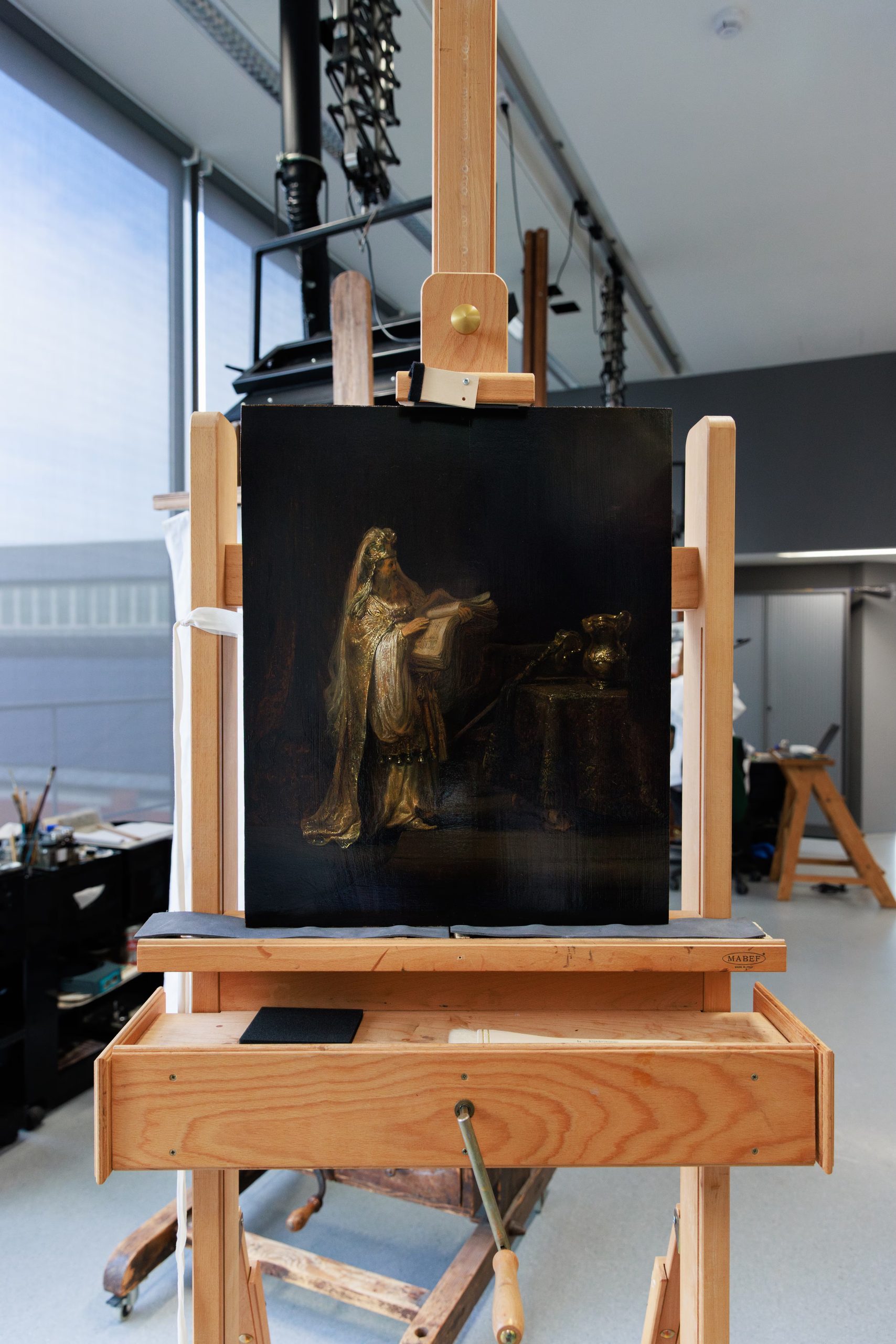 La obra atribuida a Rembrandt se autenticó mediante análisis científicos avanzados como escaneo macro-XRF y pruebas dendrocronológicas en el Museo Nacional de Ámsterdam - (Kelly Schenk, Rijksmuseum)