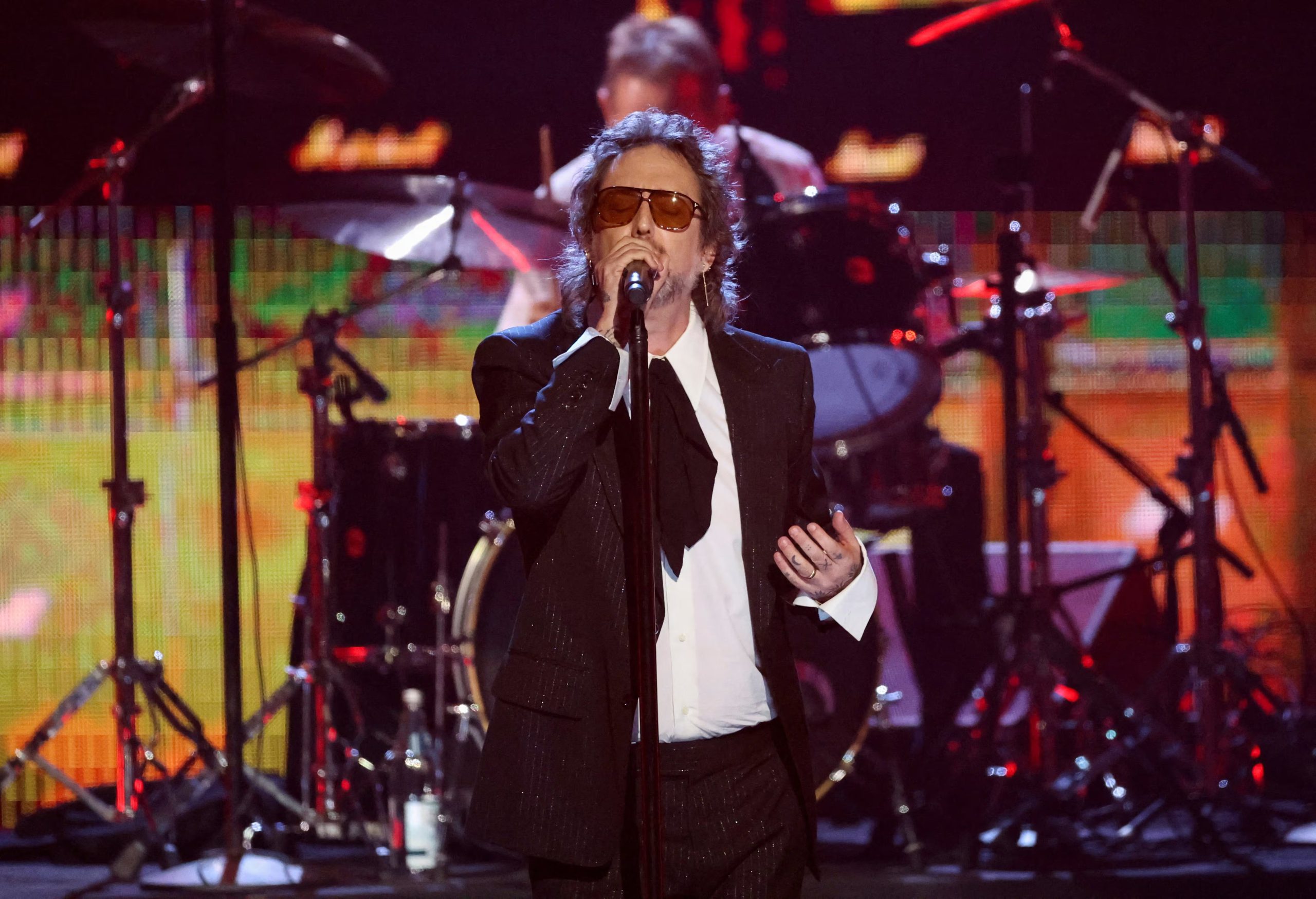 Rich Robinson conecta la pintura y la música, mientras Chris aporta influencias de la literatura, el cine y su experiencia como DJ (REUTERS/Mario Anzuoni)