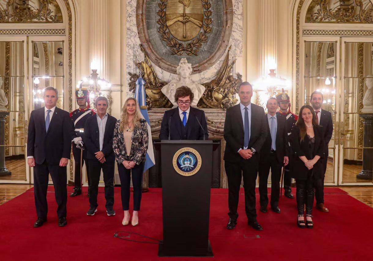 Jaier Milei, en el mensaje difundido por cadena nacional el viernes pasado 