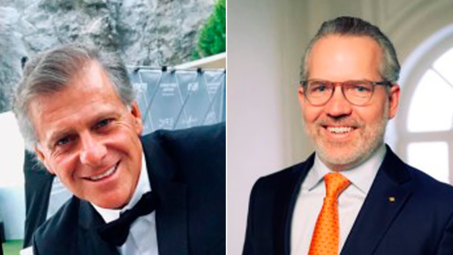 Iván Canales Vandewijngaerden, director ejecutivo de la consultora ICV Advisors, y Gregor Beck, board member del Bank von Roll y Degussa Goldhandel. Fotos: LinkedIn