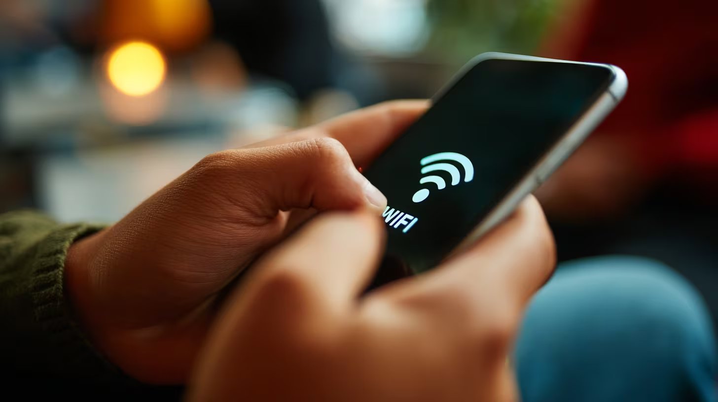 El WiFi activo fuera del hogar puede conectar el teléfono a redes falsas creadas para robar información personal y financiera. (Imagen ilustrativa Infobae)