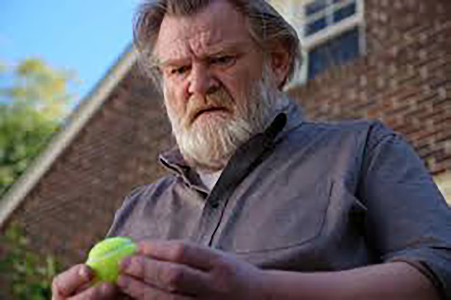 Brendan Gleeson en el rol de Bill Hodges, el detective retirado que se indigna con su antiguo colega que le sugiere buscarse 