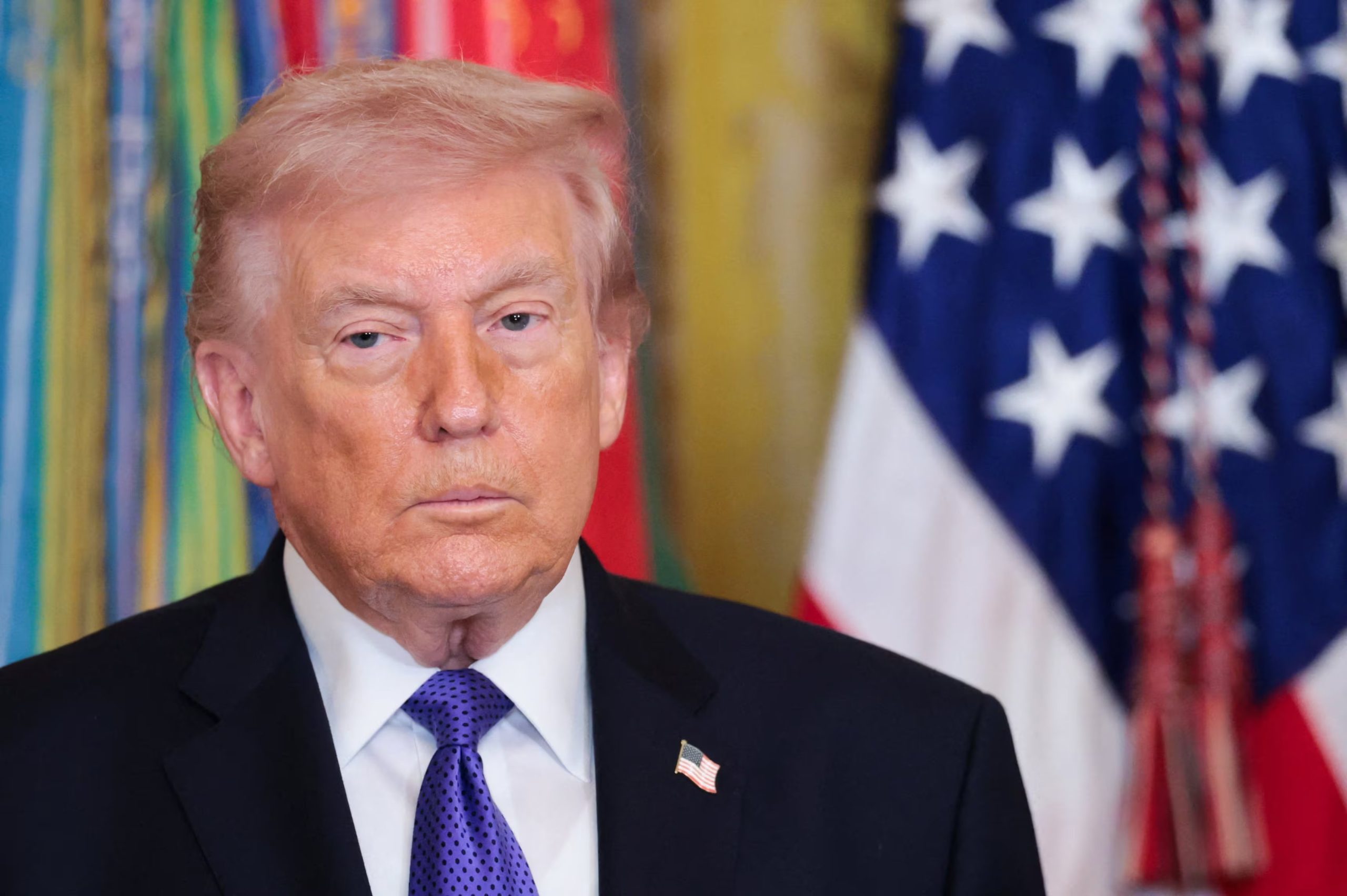 El presidente de Estados Unidos, Donald Trump, asiste a una ceremonia de entrega de la Medalla de Honor en la Casa Blanca, el 2 de marzo de 2026 (REUTERS/Jonathan Ernst)
