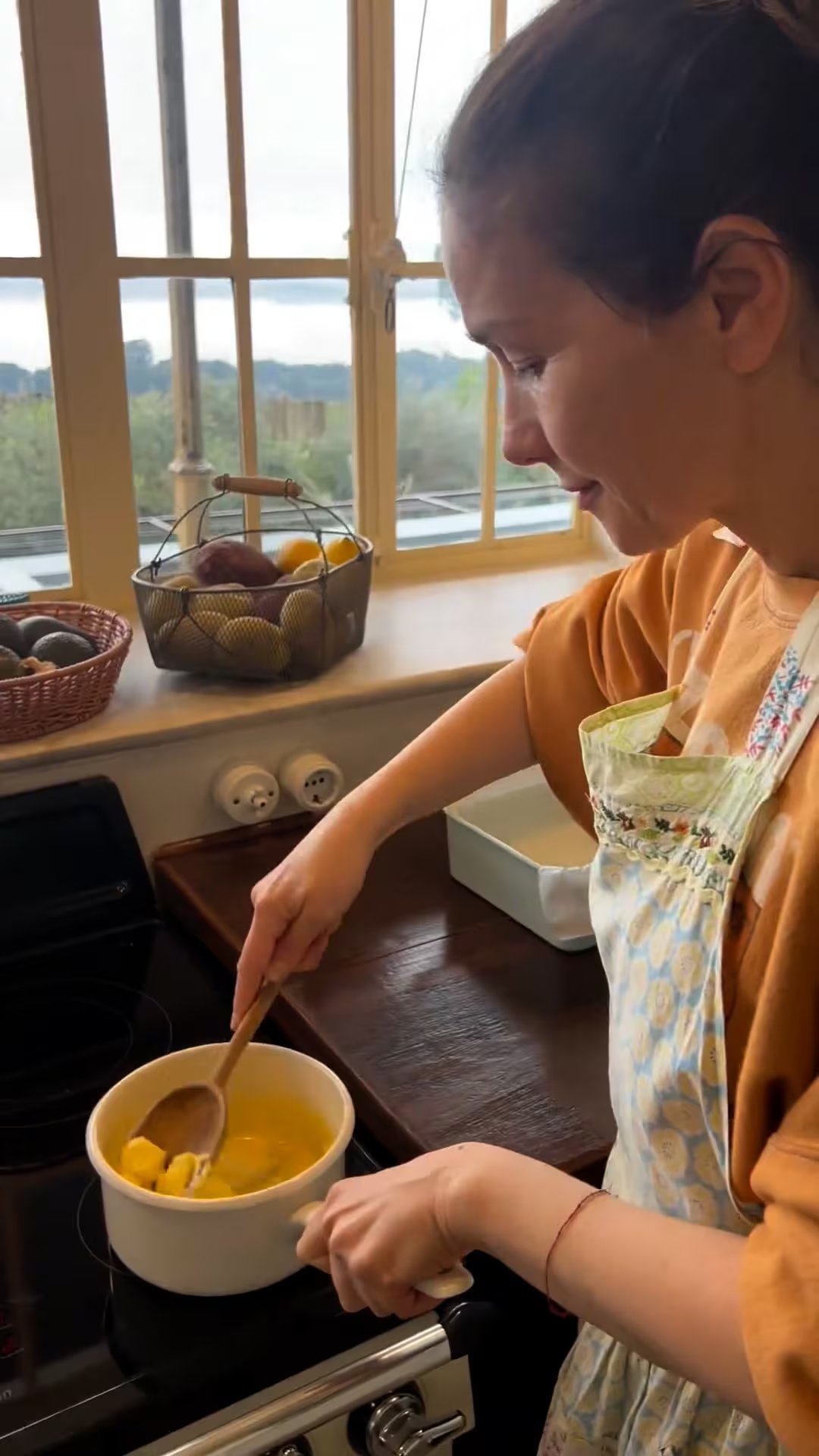 Natalia confiesa su amor por las recetas dulces