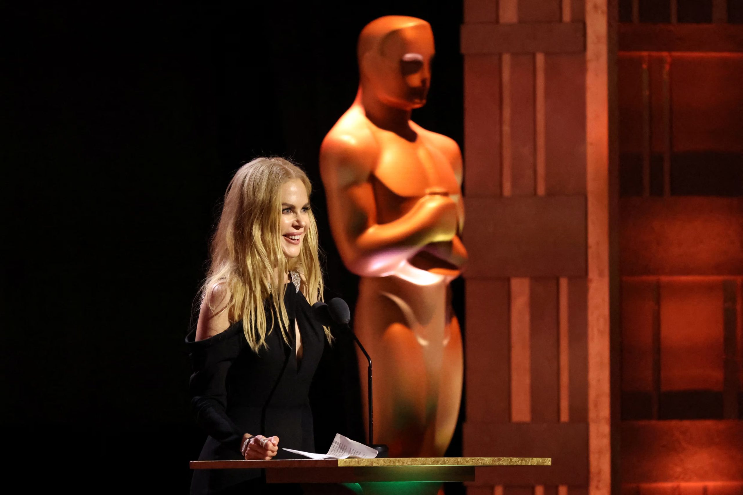 La actriz australiana participa como presentadora en la 98.ª edición de los premios Oscar (REUTERS/Mario Anzuoni)