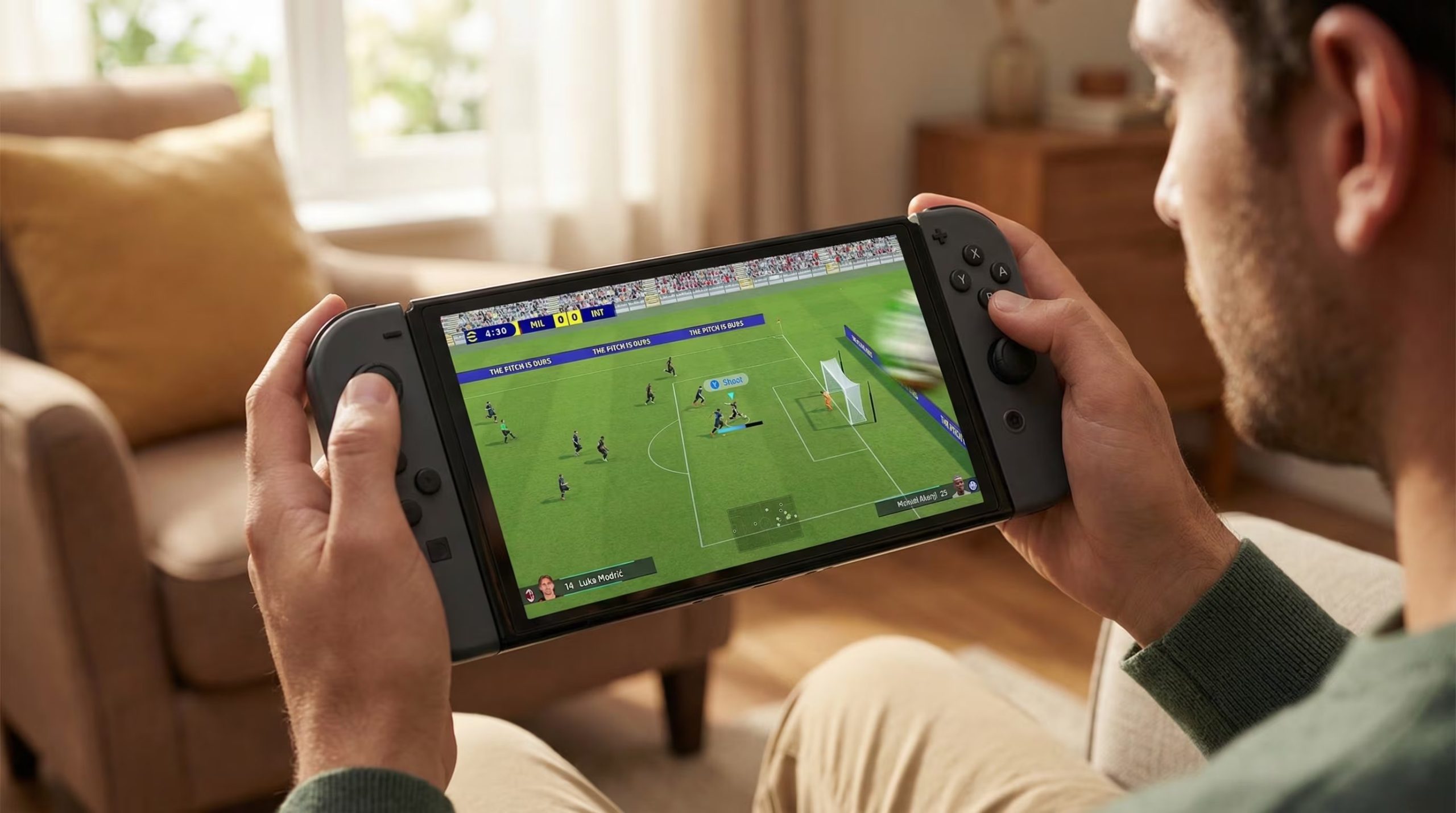 El nuevo modelo incluiría controles Joy-Con 2 con baterías extraíbles para facilitar su recambio. (Imagen Ilustrativa Infobae)