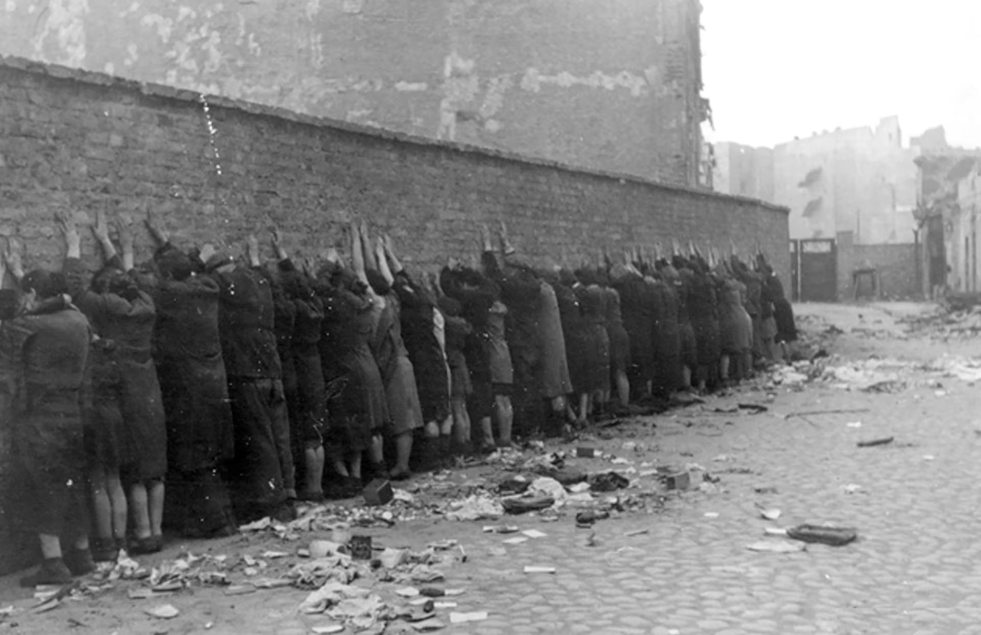 Una imagen del Gueto de Varsovia