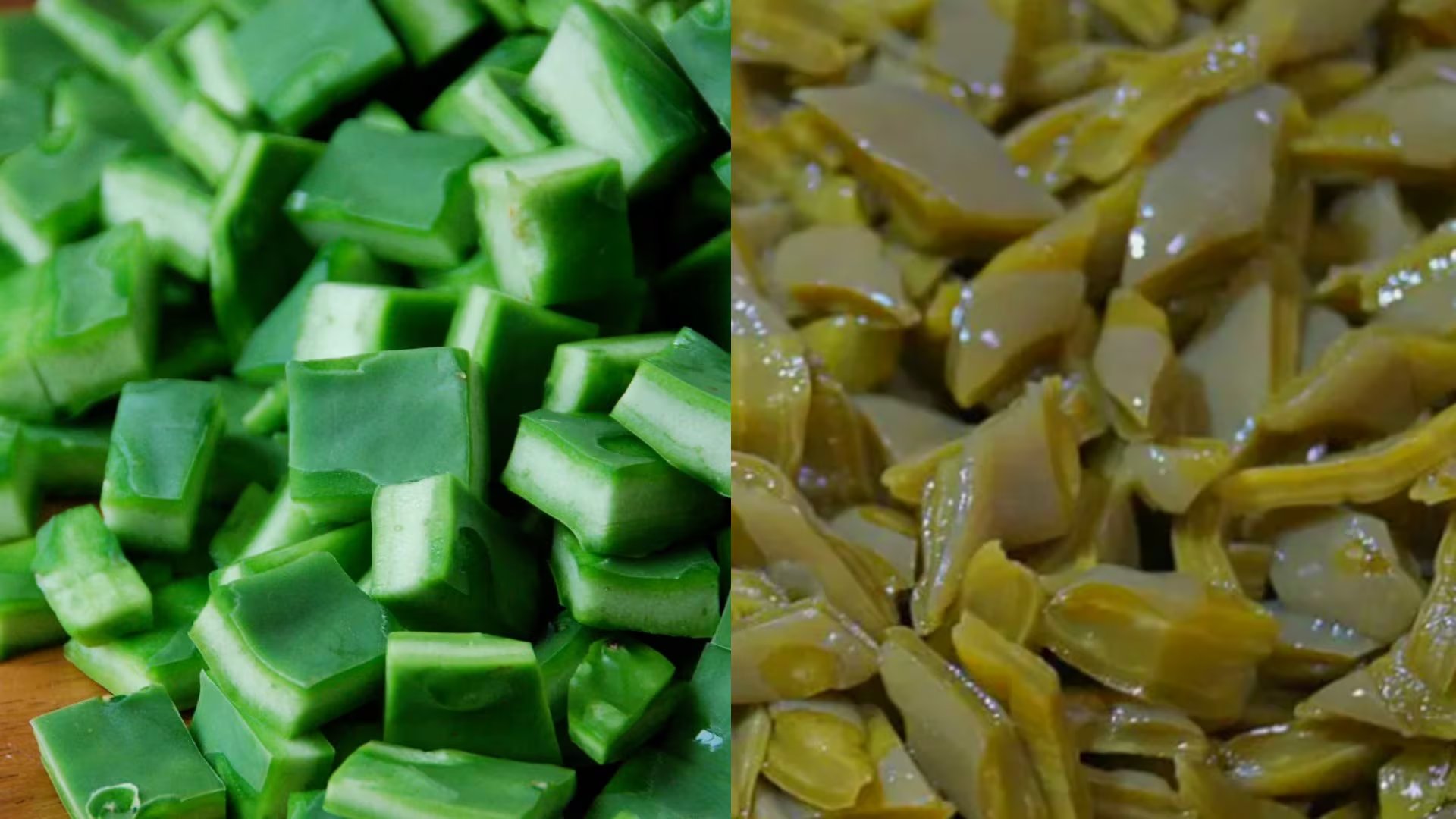 La Secretaría de Agricultura destaca al nopal como fuente rica en nutrientes esenciales para el organismo. - Nopales crudos - cocidos