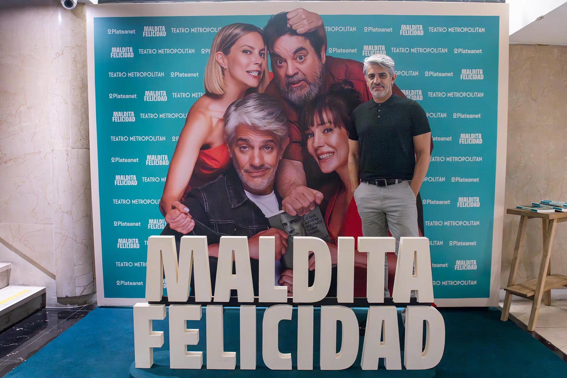 Pablo Echarri protagoniza Maldita Felicidad en el Metropolitan, una obra sobre la búsqueda de la felicidad y las contradicciones del éxito (Jaime Olivos)