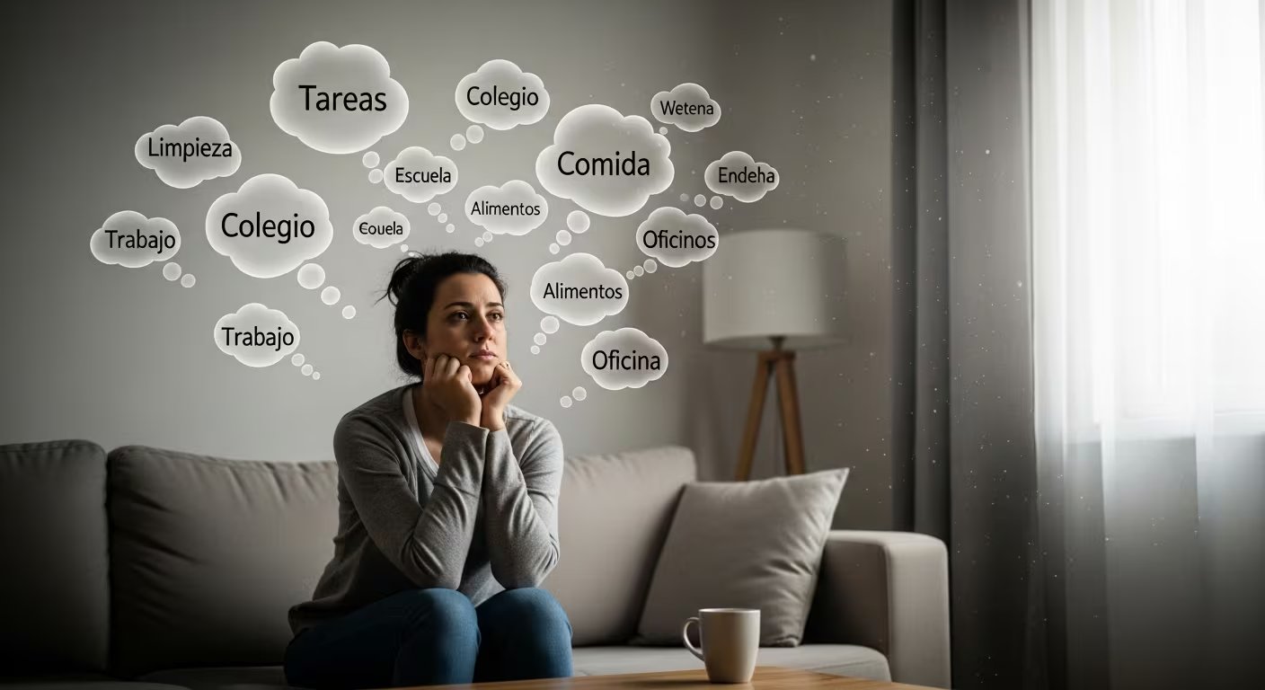 El agotamiento físico y mental afecta a quienes sostienen simultáneamente a padres mayores e hijos dependientes (Imagen Ilustrativa Infobae)