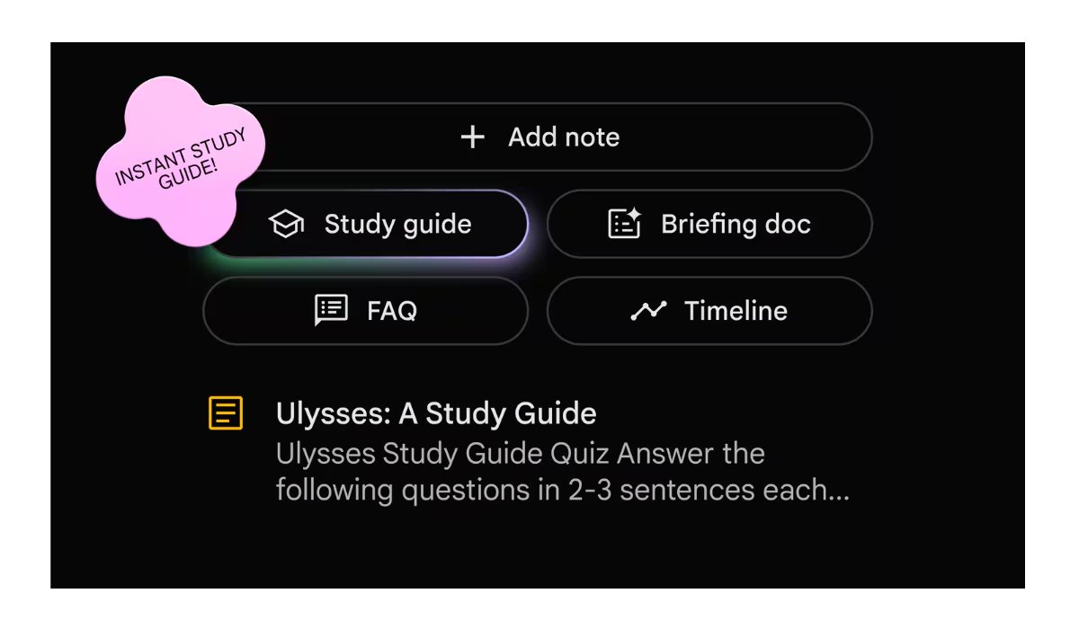 Puedes subir PDFs, sitios web, videos, audios y documentos de Google a NotebookLM. (NotebookLM)