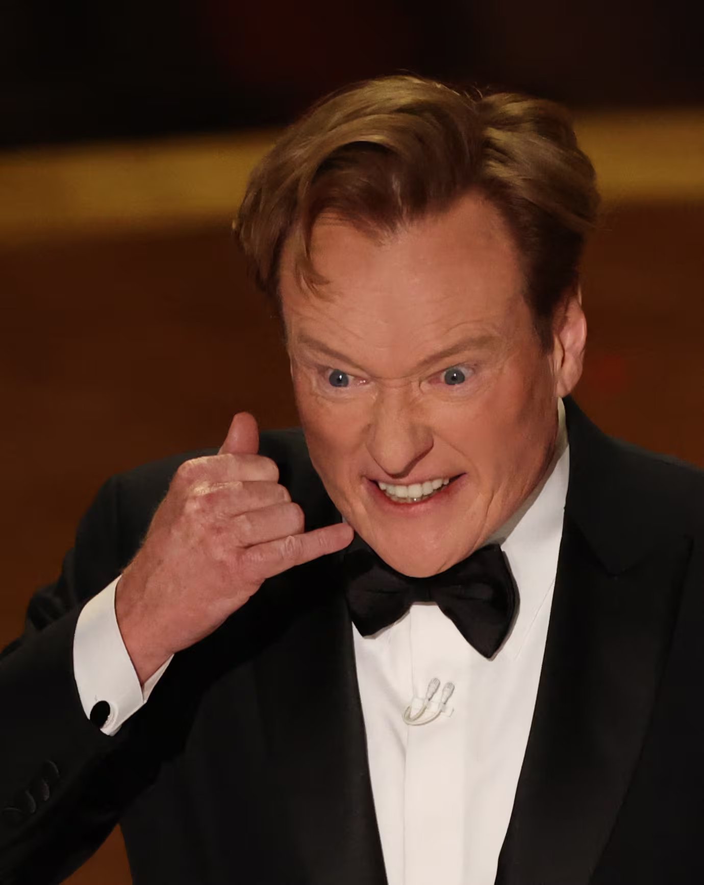 Conan O'Brien aseguró que disfrutar genuinamente lo que se hace y apostar por uno mismo son sus estrategias para afrontar los desafíos (REUTERS/Carlos Barria)