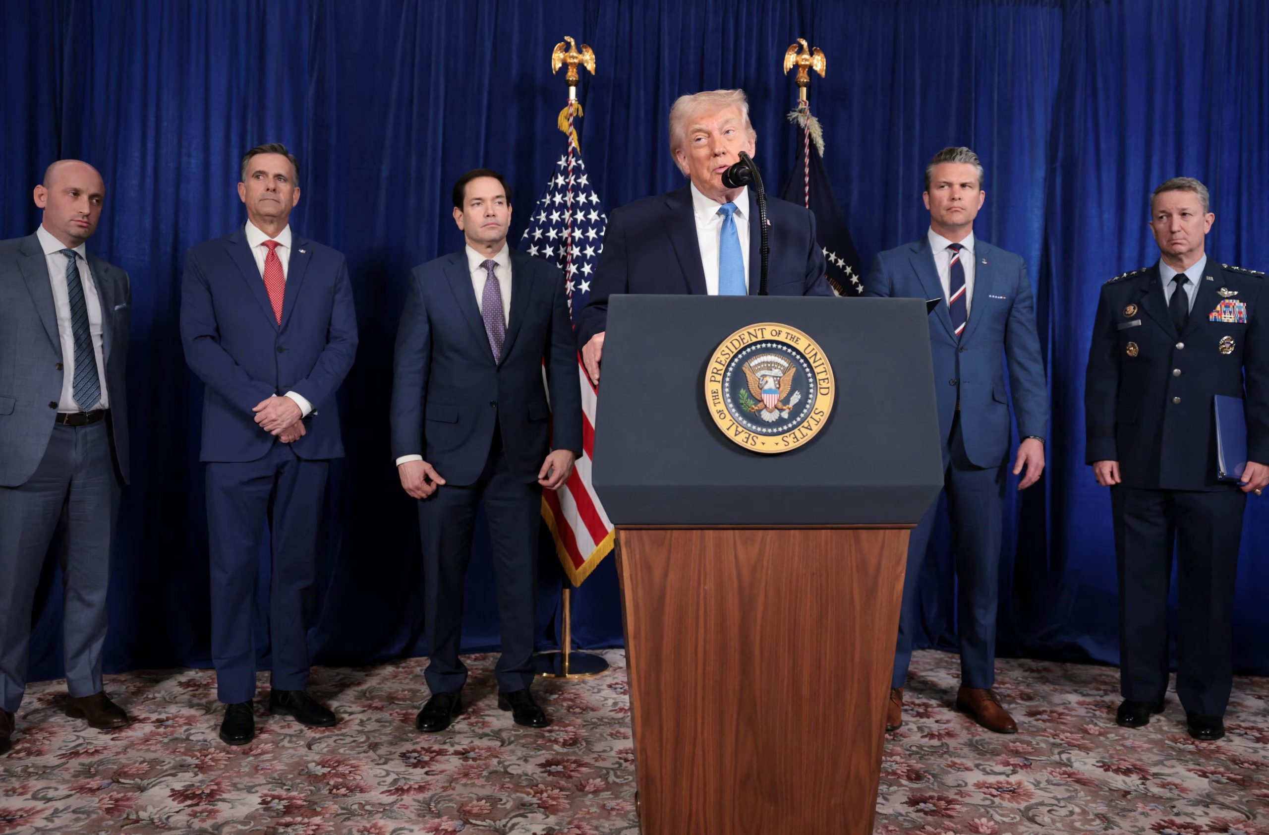 Donald Trump anuncia la detención del exdictador Nicolás Maduro, (Miami, Estados Unidos)