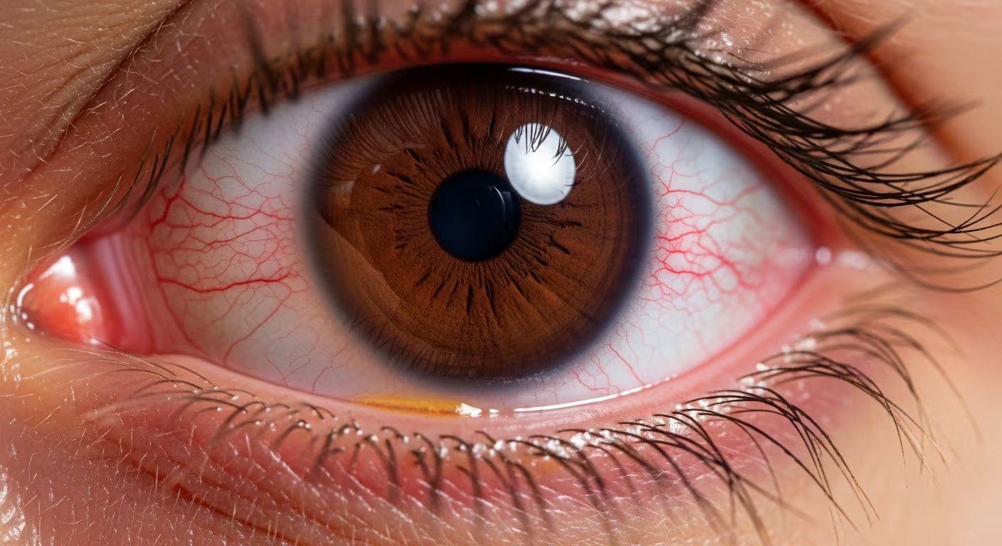 La conjuntivitis alérgica es una de las principales causas de picazón ocular y suele presentarse con enrojecimiento y secreción acuosa (Imagen Ilustrativa Infobae)