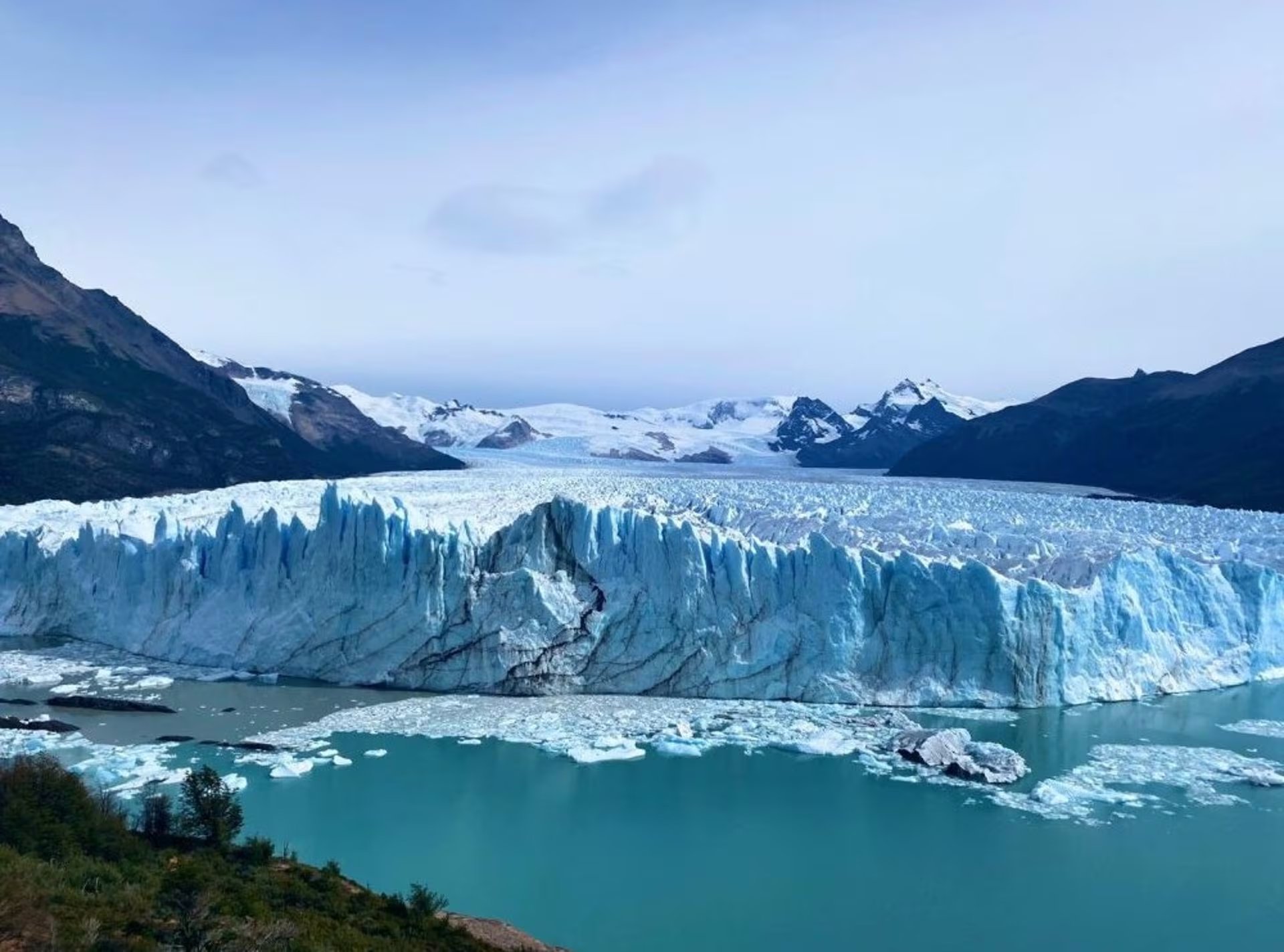 Las temporadas de deshielo entre 2020 y 2023 provocaron una aceleración del flujo y un adelgazamiento inédito en el glaciar Perito Moreno ( MORITZ KOCH)