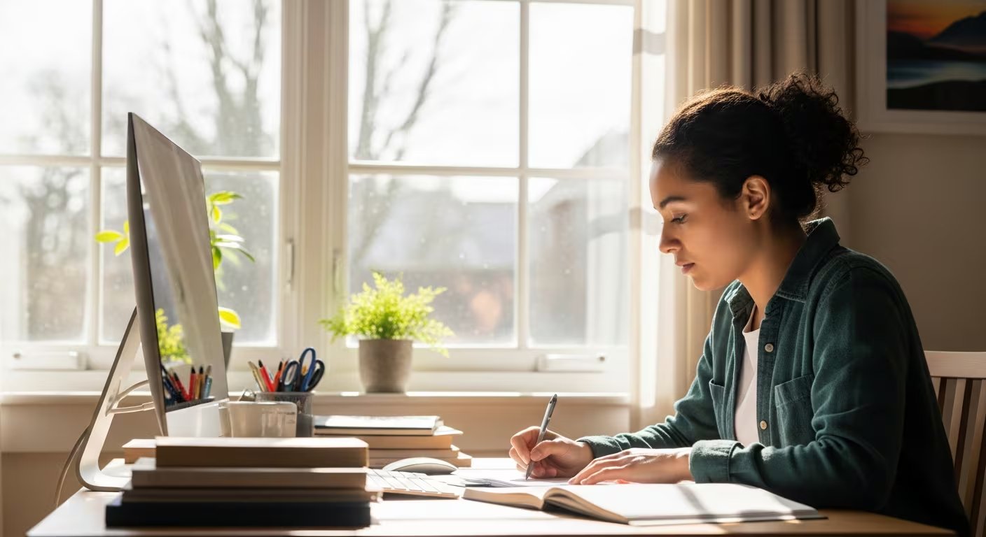 Un entorno de estudio ordenado, el descanso adecuado y respetar los ritmos biológicos son claves para reducir la carga cognitiva extrínseca (Imagen Ilustrativa Infobae)