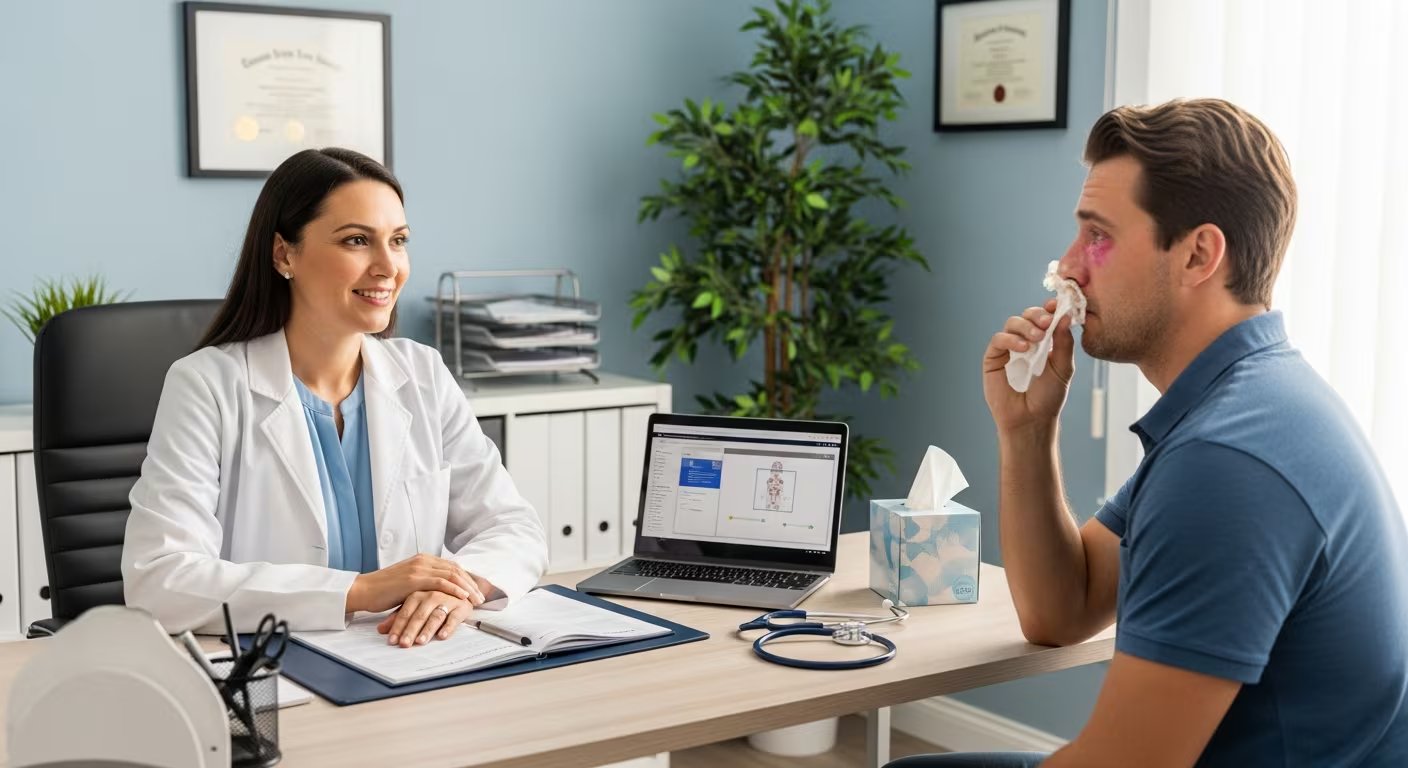 Consultar a un especialista en alergias permite identificar desencadenantes y recibir un tratamiento personalizado para mejorar el sueño (Imagen Ilustrativa Infobae)