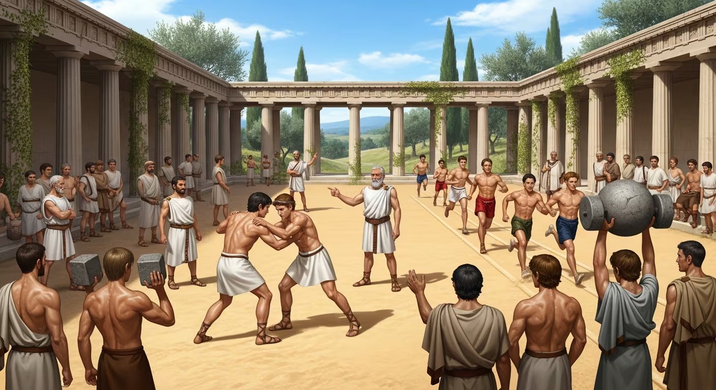 El ejercicio físico diario se consideraba esencial para prolongar la juventud y prevenir enfermedades, tanto en el pasado como en la actualidad - (Imagen Ilustrativa Infobae)