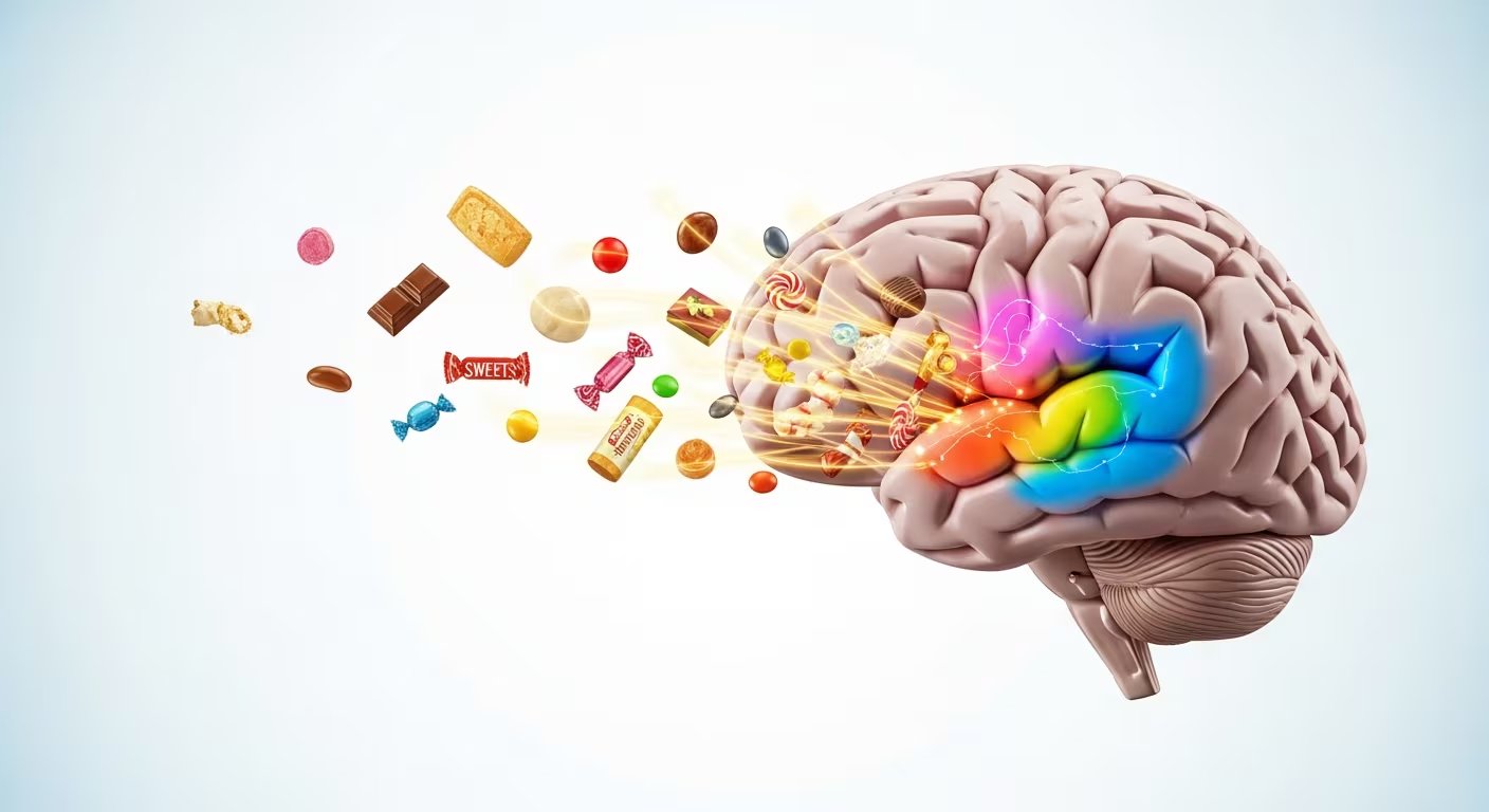 El estudio argumenta que la evolución preparó al cerebro para priorizar alimentos energéticos por la antigua escasez, dificultando la adaptación a la actual abundancia (Imagen Ilustrativa Infobae)