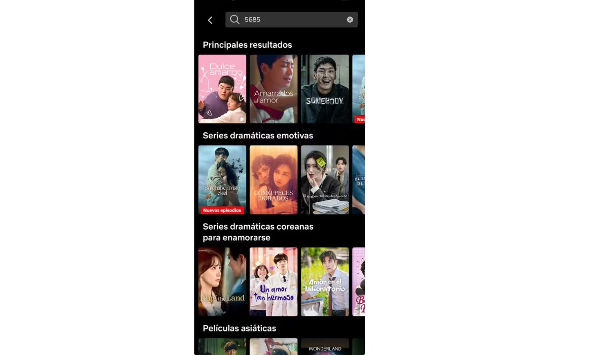 Los códigos también clasifican el contenido por país de origen. (Netflix)