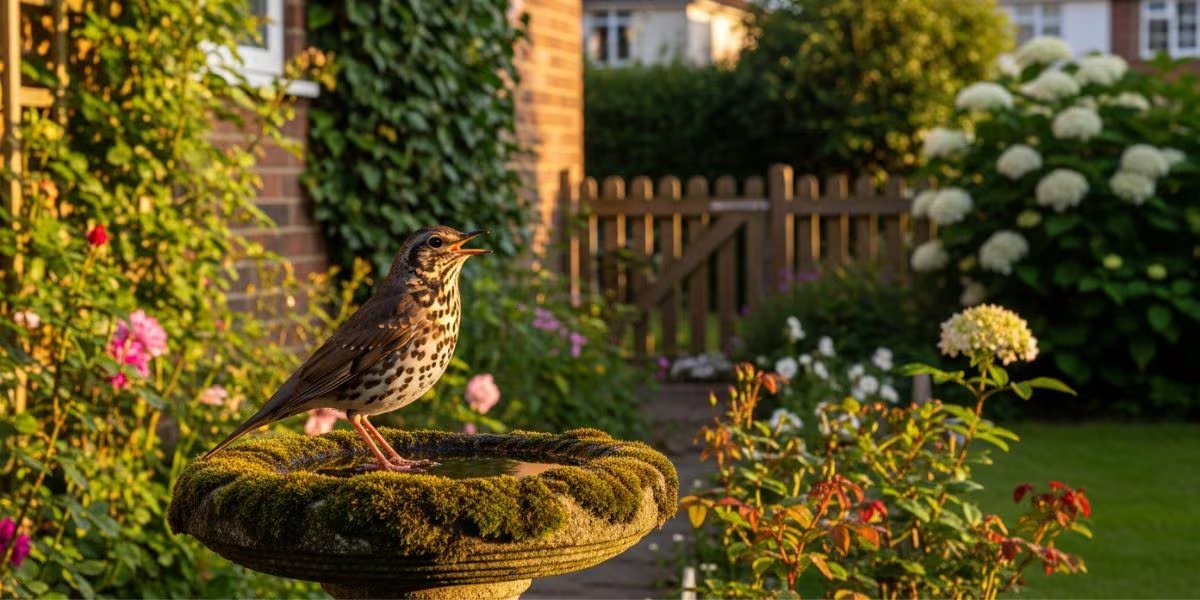 La presencia de zorzales en zonas urbanas refleja la existencia de vegetación variada, alimento accesible y bajo nivel de contaminación (Imagen Ilustrativa Infobae)