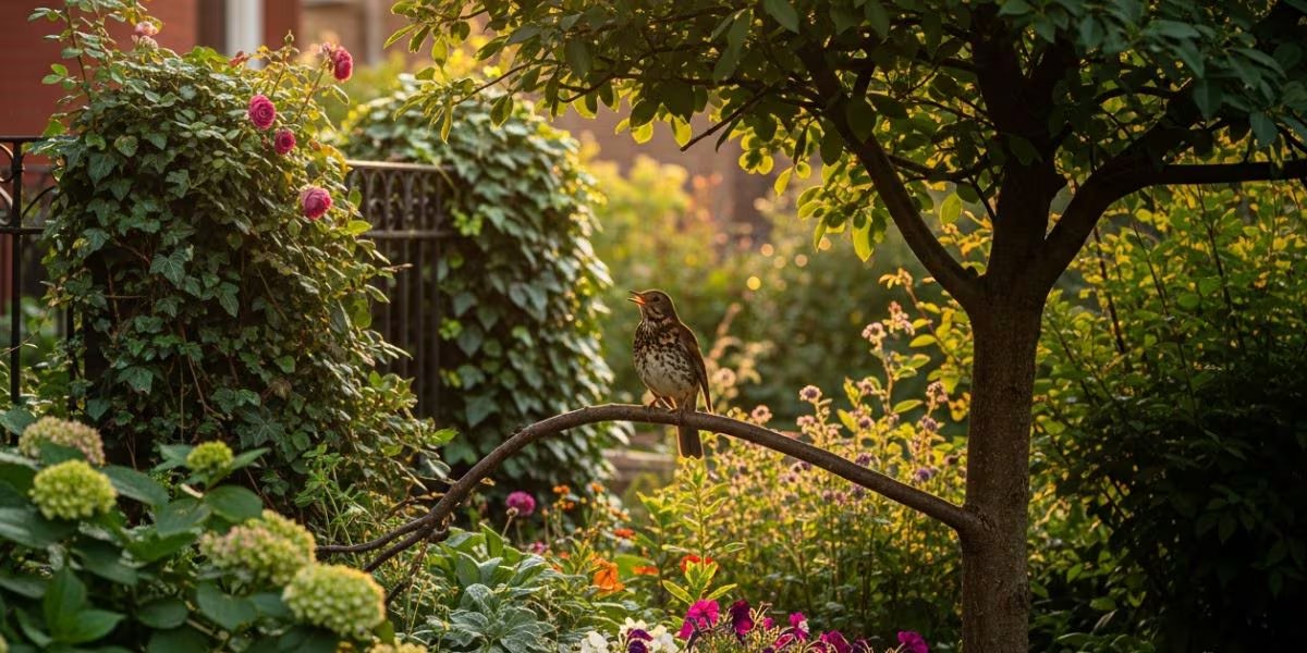 El zorzal controla plagas y dispersa semillas al alimentarse de insectos, lombrices y frutos en jardines (Imagen Ilustrativa Infobae)
