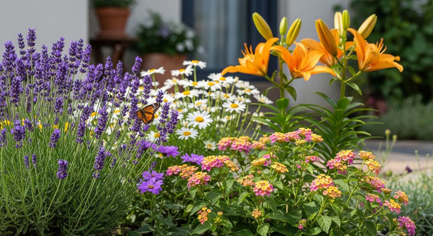 National Geographic identifica lavanda, margaritas, lirios y lantanas como las especies de flores más atractivas para mariposas (Imagen Ilustrativa Infobae)
