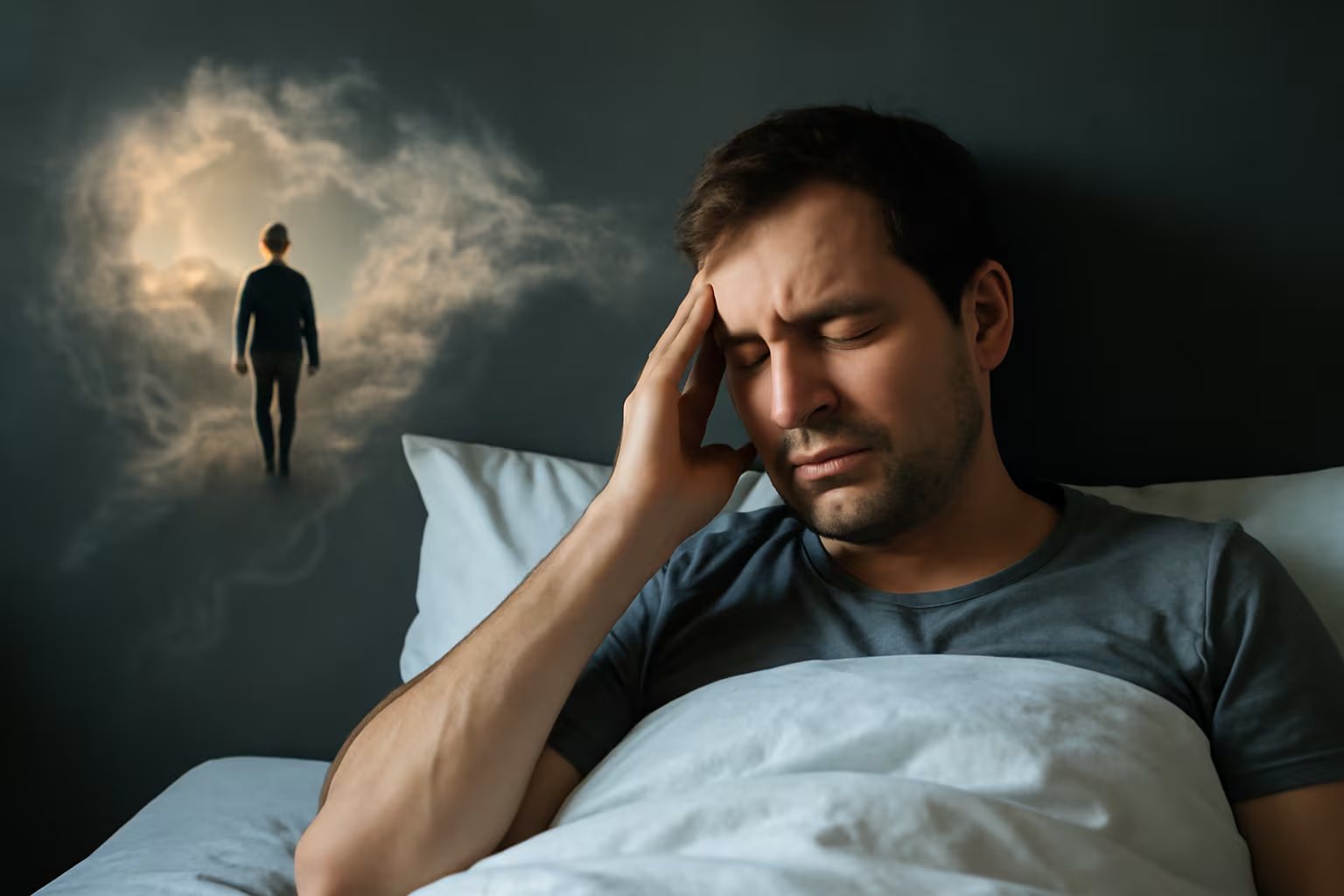 Factores como la calidad del sueño, la intensidad del duelo y el contexto cultural influyen en la frecuencia e interpretación de los sueños con muertos (Imagen Ilustrativa Infobae)