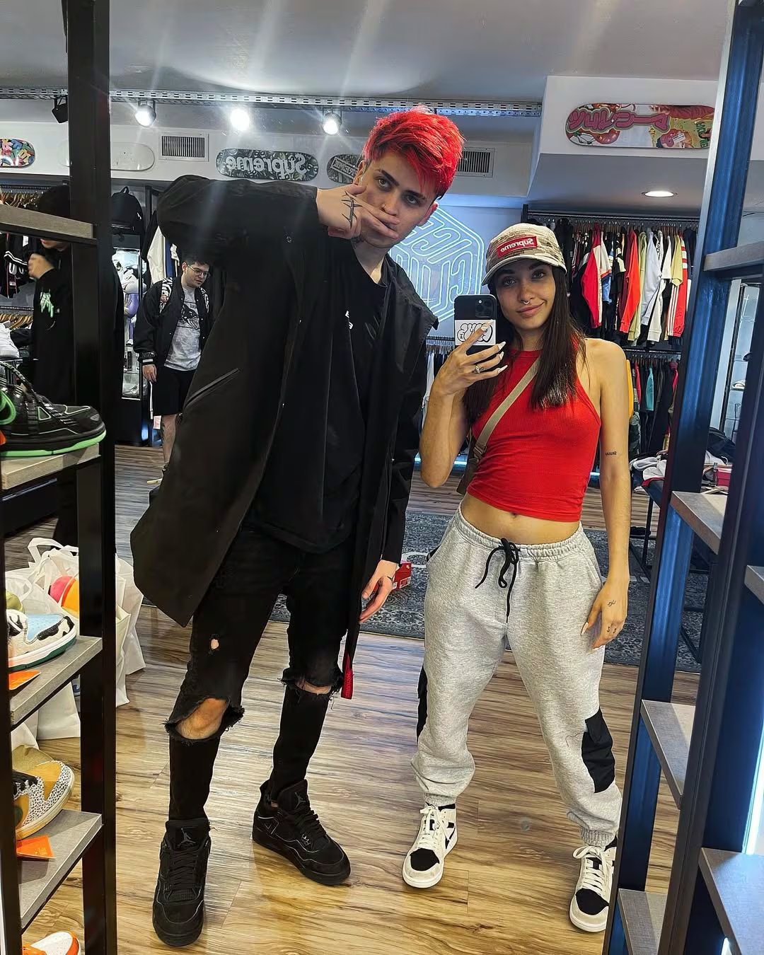 Según dio a entender la hermana de María, Lit Killah habría llamado a la artista previo a su show en River (Instagram)