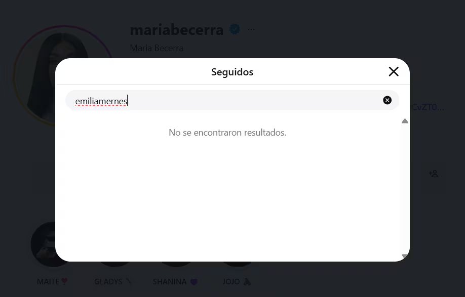 En febrero pasado, Becerra dejó de seguir la cuenta de su excolega (Instagram)