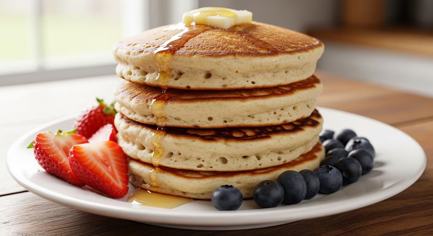 La duración de los panqueques sanos es de hasta 2 días en heladera o 1 mes en freezer, garantizando practicidad y conservación óptima (Imagen Ilustrativa Infobae)