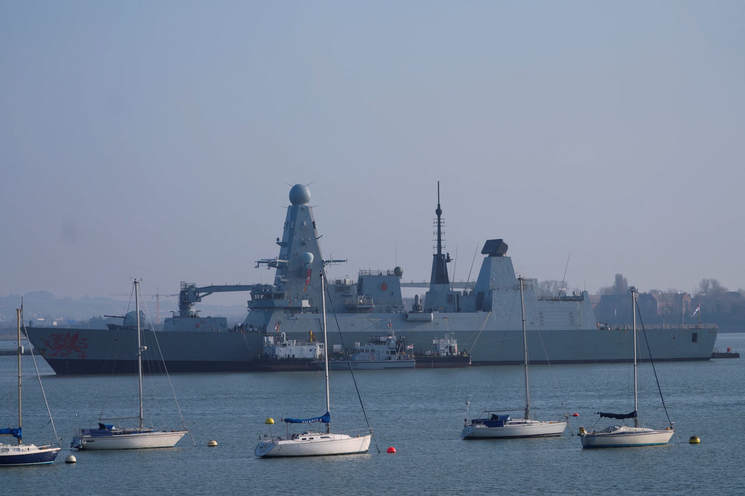 El HMS Dragon (REUTERS)