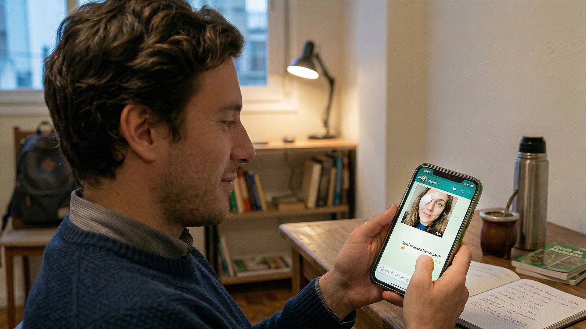 Ignacio continuó en contacto con Jazmín para saber cómo estaba (Imagen Ilustrativa Infobae)