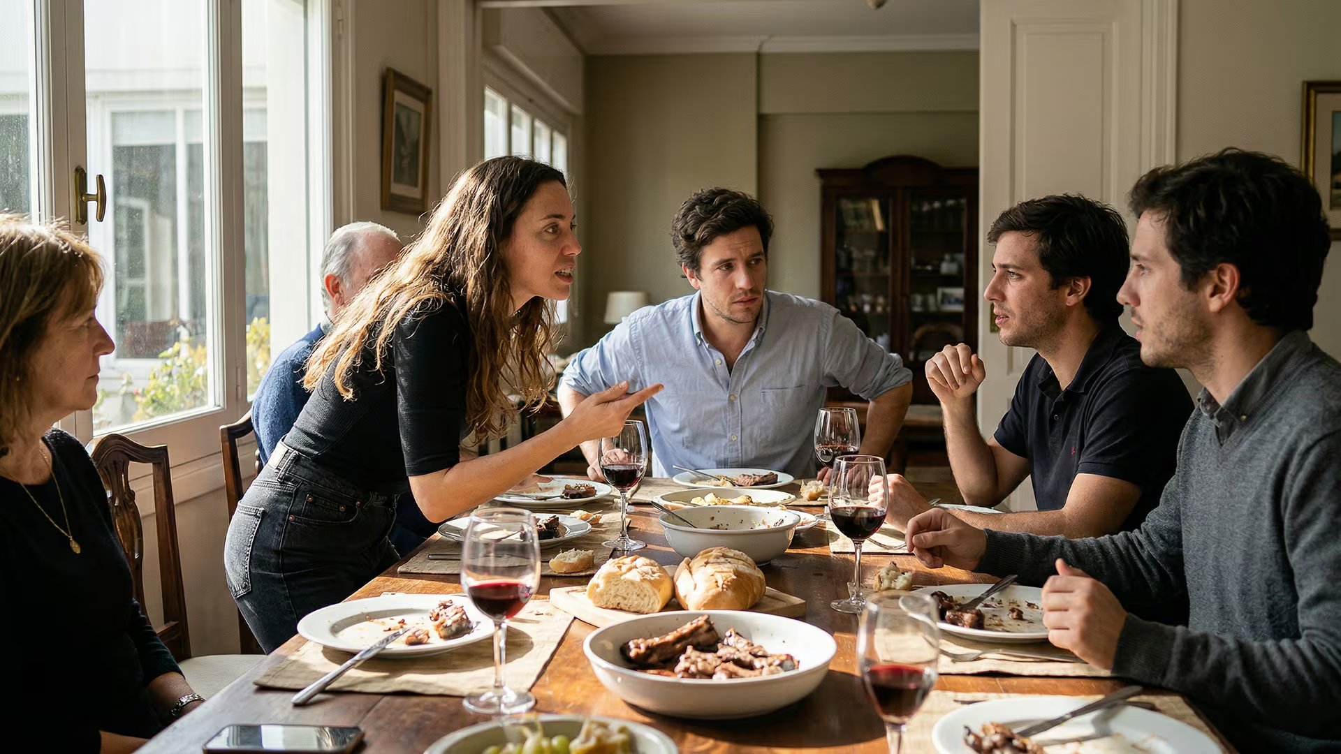 Estando de novios, Jazmín empezó a llevar temas espinosos sobre la mesa y generar discusiones eternas con la familia y amigos de Ignacio (Imagen ilustrativa Infobae)