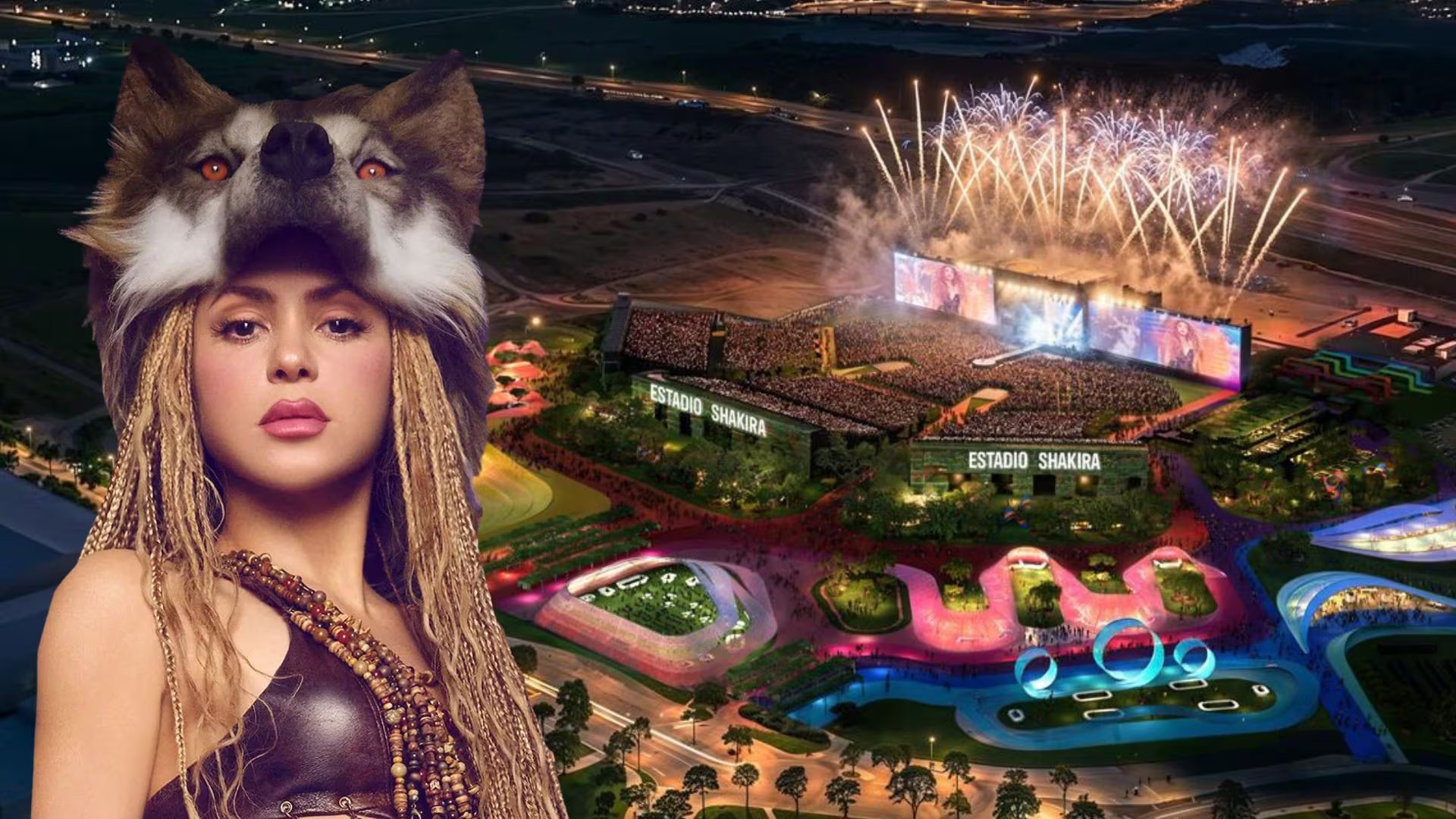 Shakira estrenará su propio estadio en Madrid, con tres conciertos y una residencia artística- crédito (Montaje Infobae)
