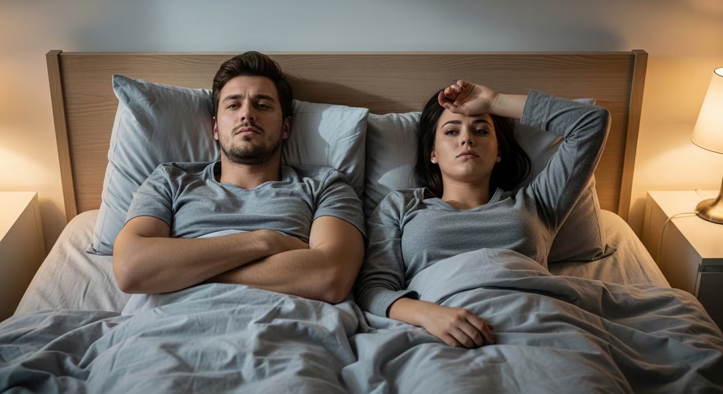 Muchas parejas optan por el divorcio del sueño para favorecer un correcto descanso durante la noche (Imagen Ilustrativa Infobae)