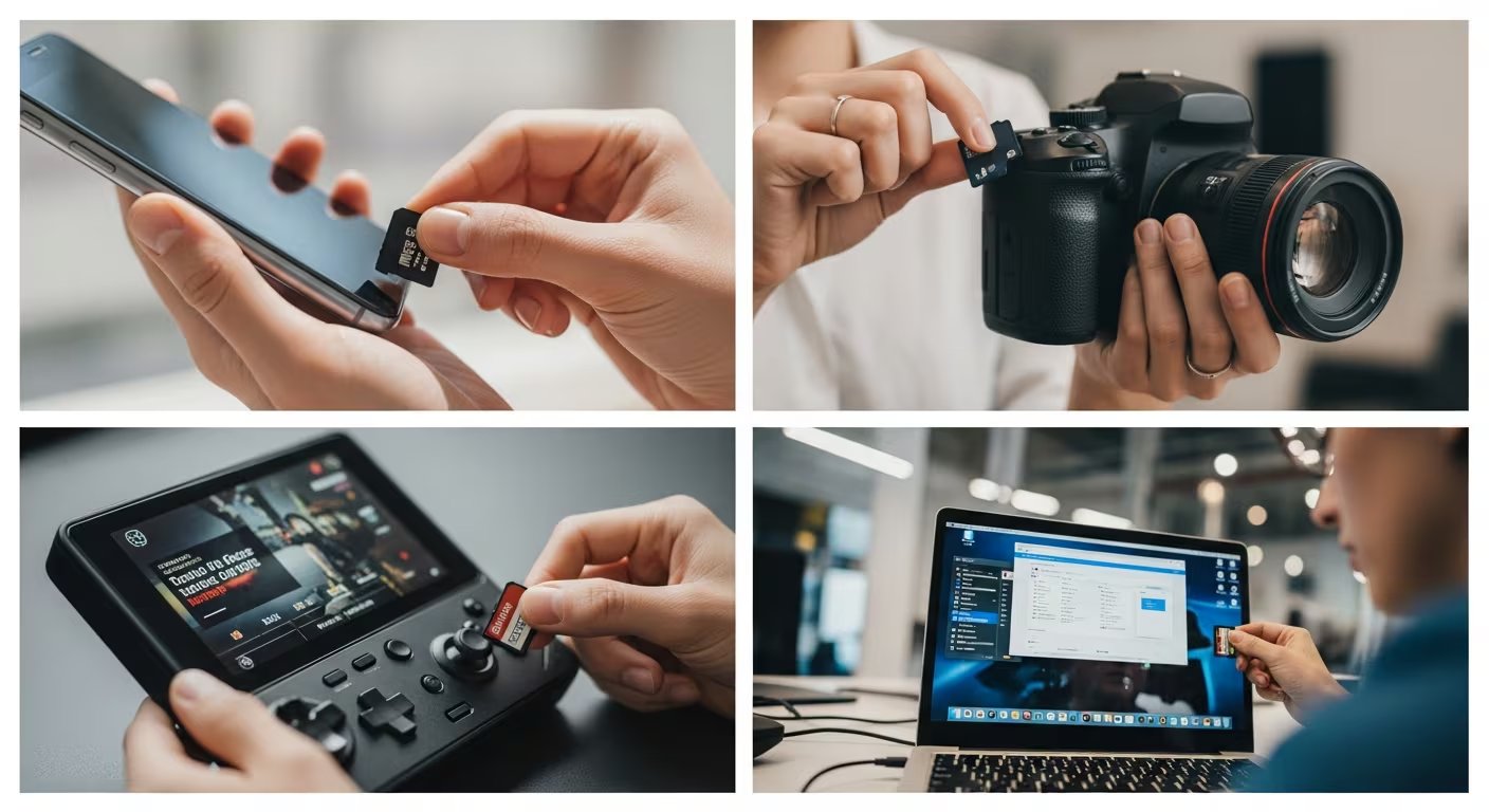 La crisis ahora golpea accesorios esenciales para el trabajo y la vida cotidiana, como una simple tarjeta SD.
(Imagen ilustrativa Infobae)