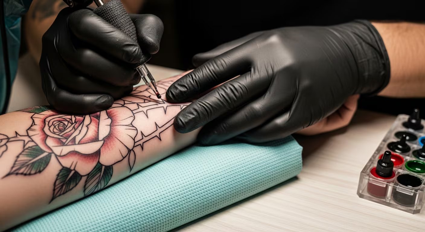 La reacción inmunitaria a ciertos pigmentos de tatuaje puede desencadenar síntomas oculares incluso décadas después de su aplicación (Imagen Ilustrativa Infobae)