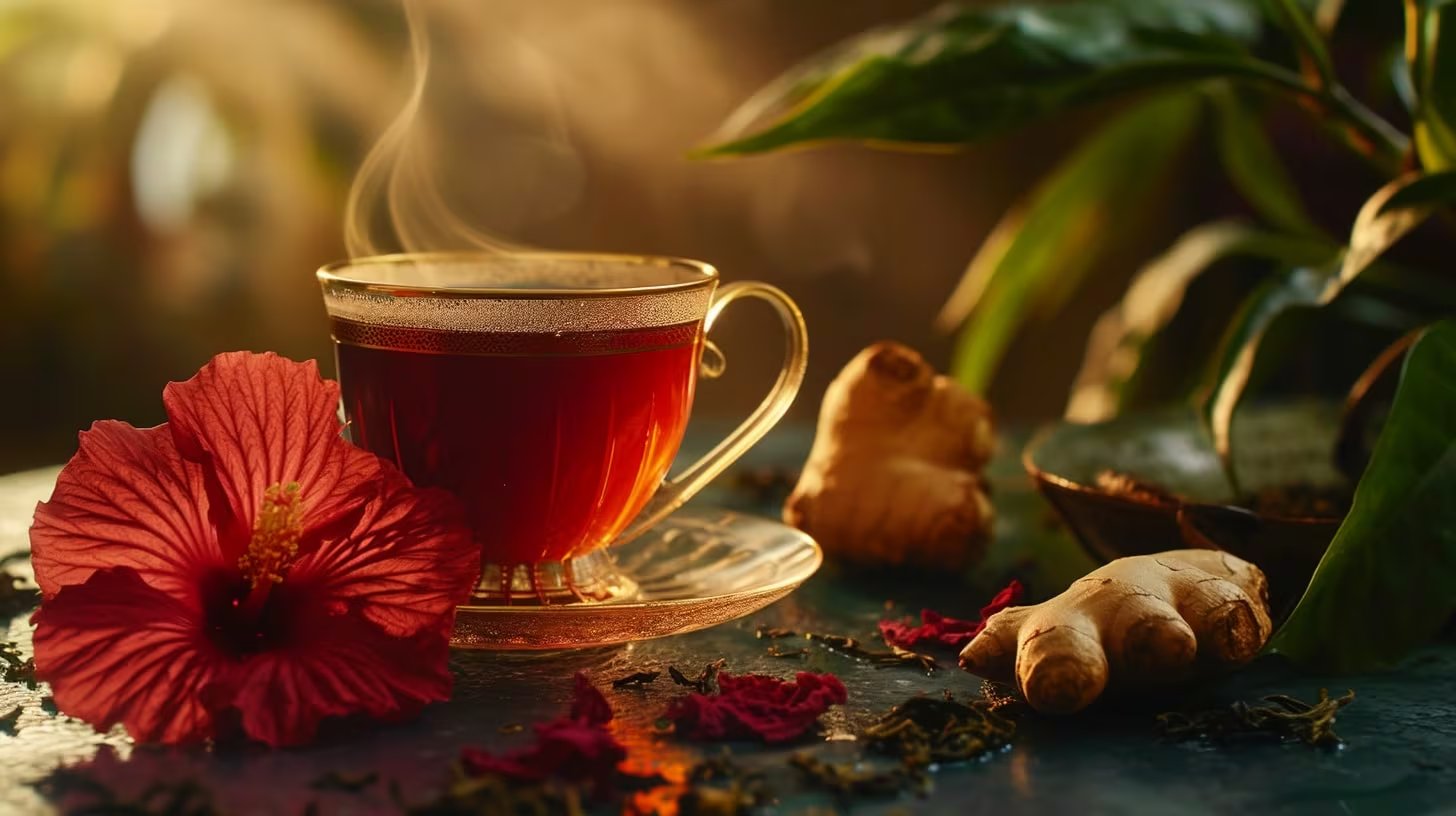 La flor de hibisco, base del té de jamaica, aporta potentes antioxidantes que protegen las células del organismo. - (Imagen Ilustrativa Infobae)