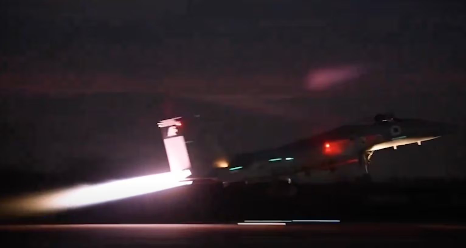 avión caza israel