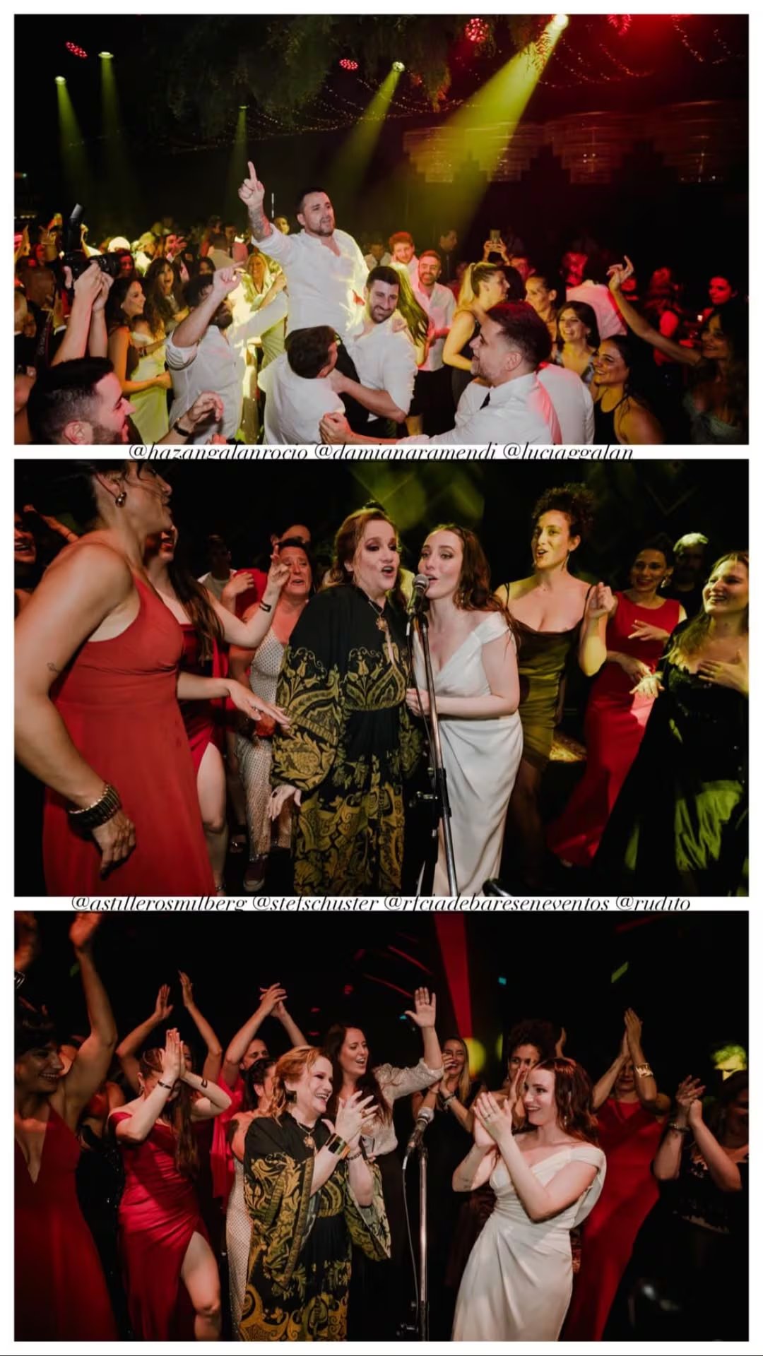 Lucía Galán acompañó a su hija en un momento cargado de emoción