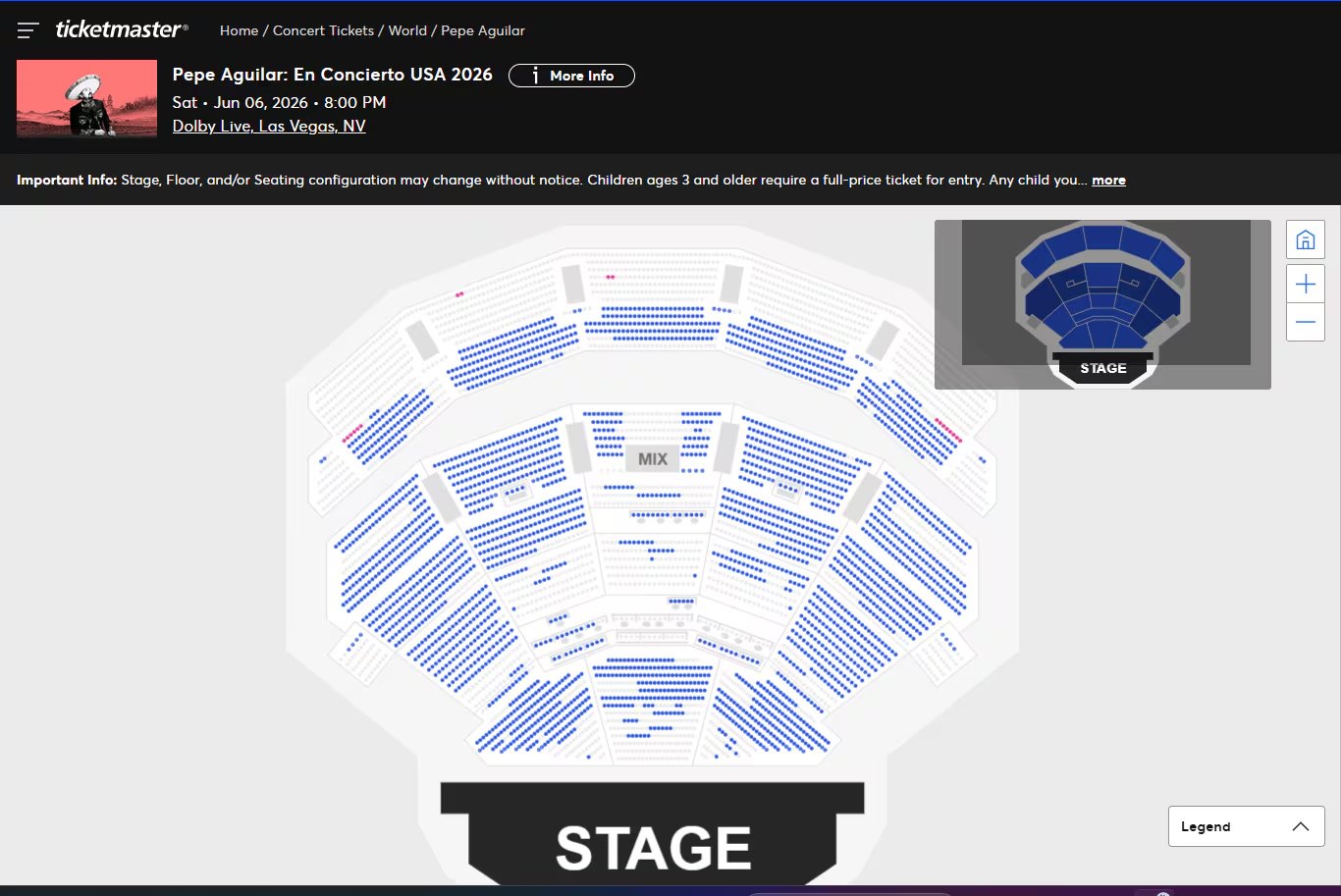 (Ticketmaster/Captura de pantalla)