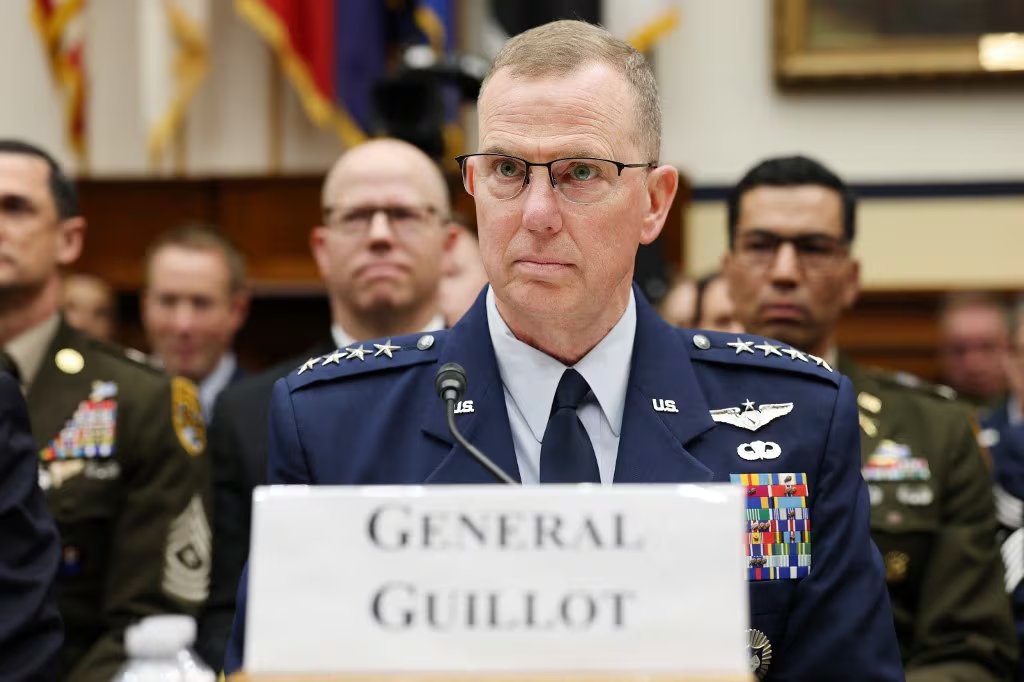 El general Gregory Guillot habló de las amenazas contra militares tras golpe al CJNG. (Photo by Anna Moneymaker / GETTY IMAGES NORTH AMERICA / Getty Images via AFP)