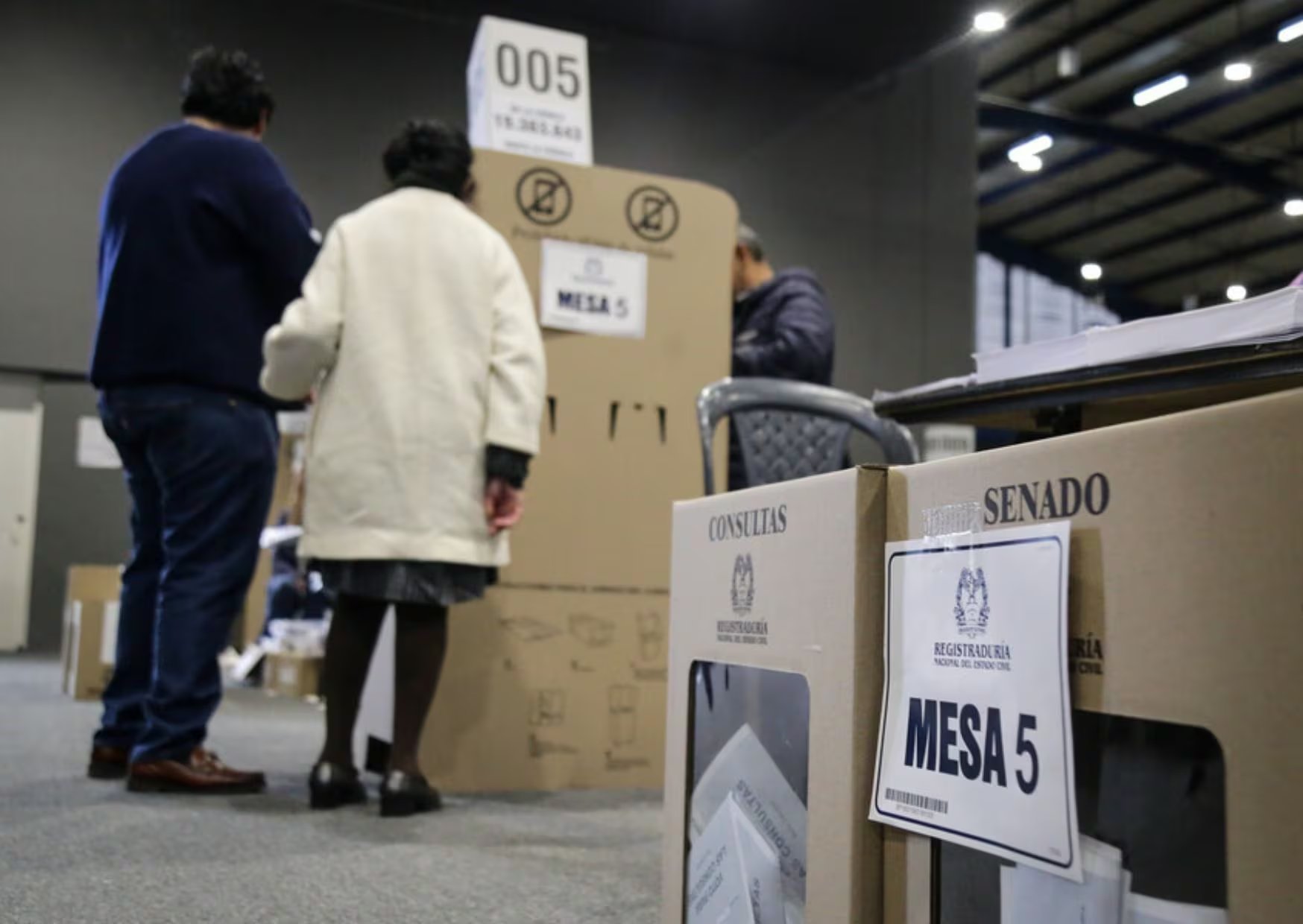 En el territorio nacional se ha adelantado, en líneas generales, una jornada democrática sin mayores incidentes en materia de orden público - crédito Registraduría 