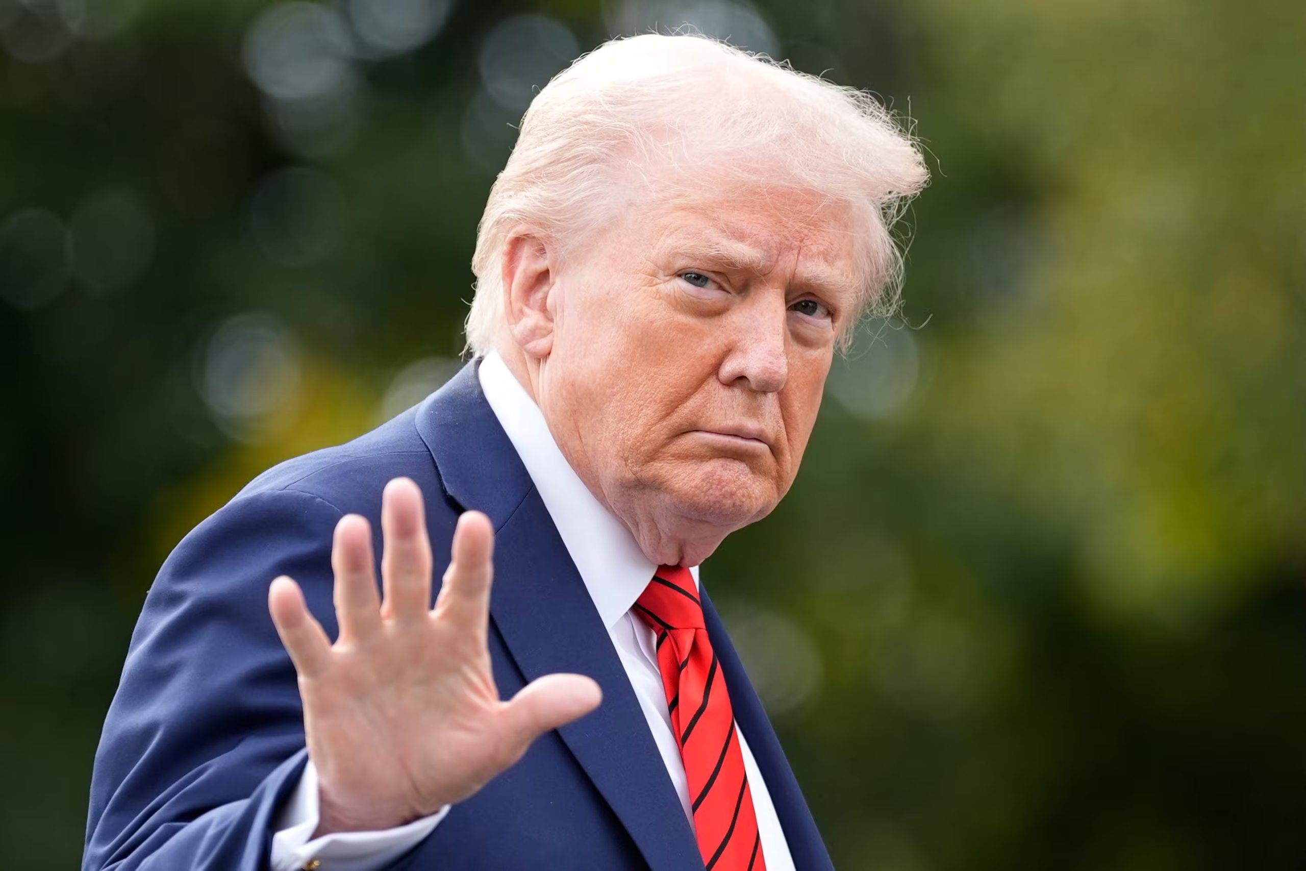 Donald Trump en la Casa Blanca. (Washington, Estados Unidos)