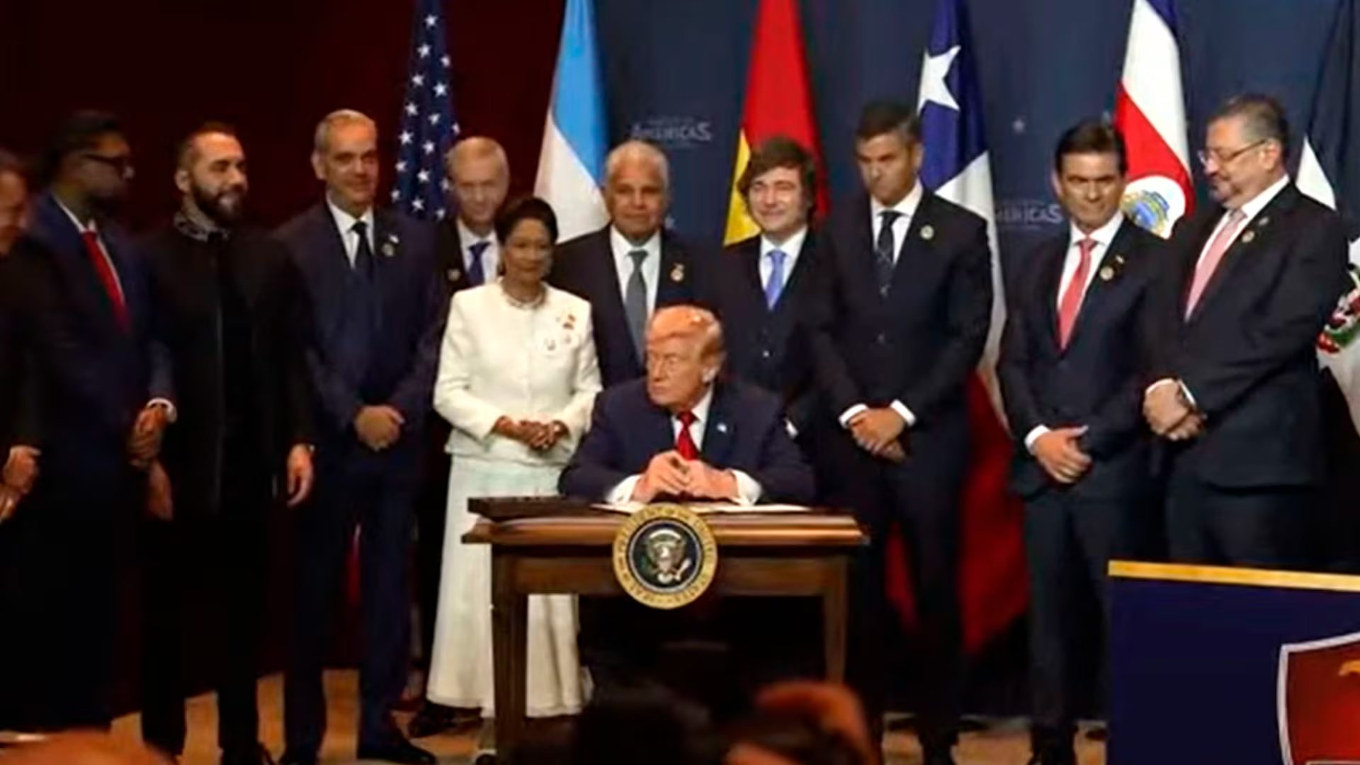 La alianza Escudo de las Américas fue presentada en Miami con la participación de más de 17 delegaciones nacionales (Captura de video)