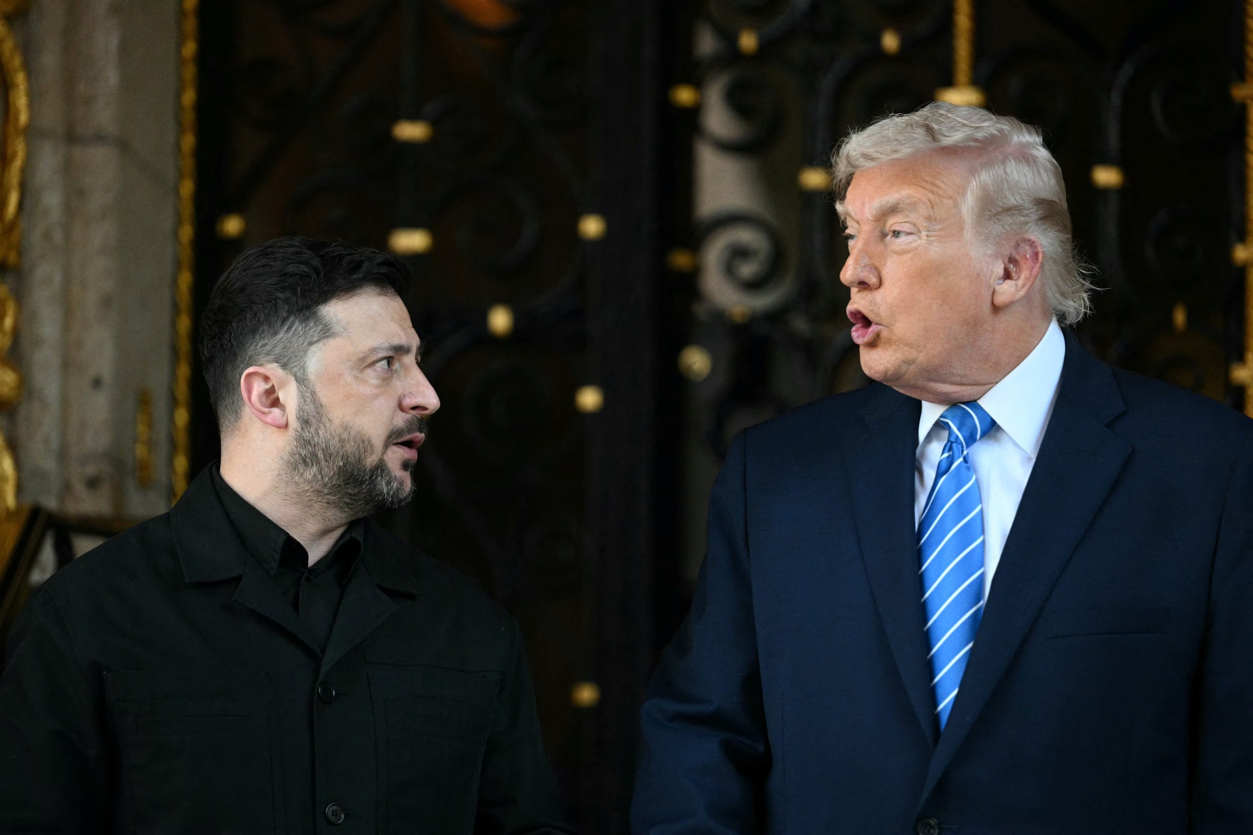 El presidente de Estados Unidos, Donald Trump, recibió al presidente ucraniano Volodimir Zelensky (Jim WATSON/AFP/Archivo)
