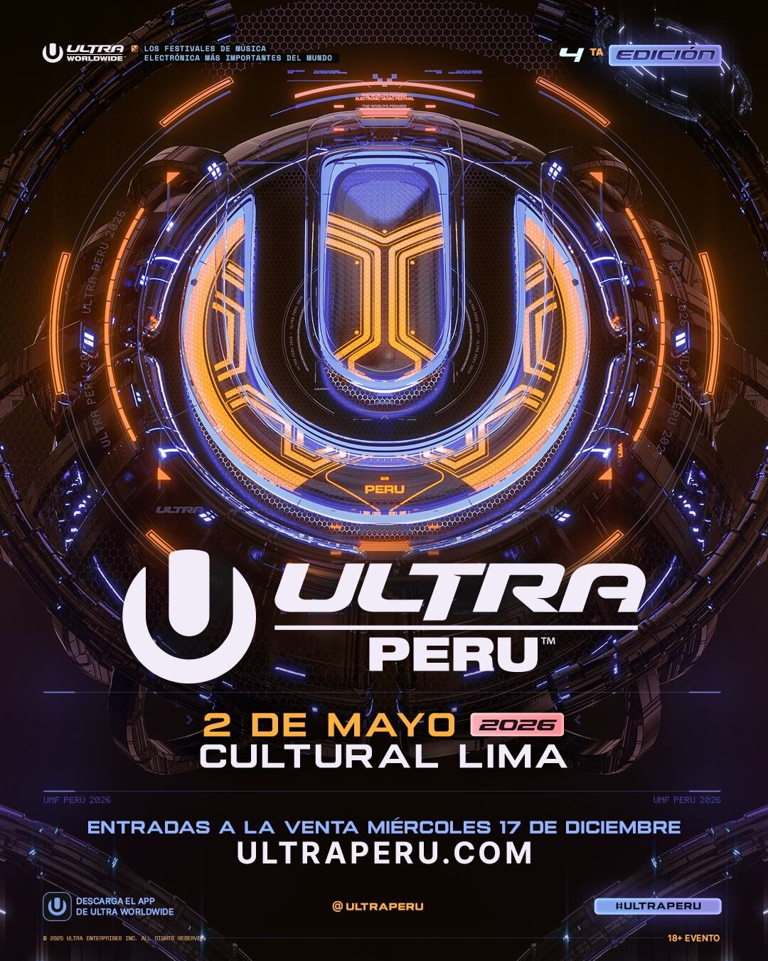 ULTRA Perú vuelve con su cuarta edición: fecha, lugar, entradas y más del evento de música electrónica