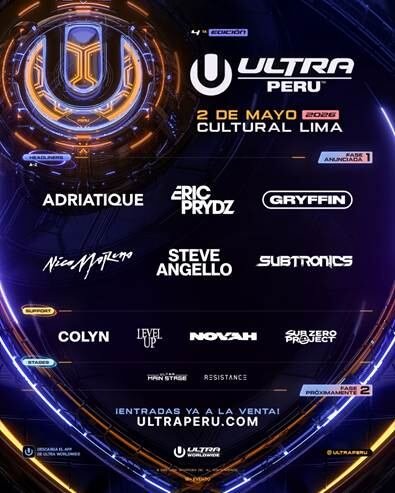 El festival ofrecerá más de 12 horas de música electrónica con escenarios Main Stage y RESISTANCE en simultáneo.